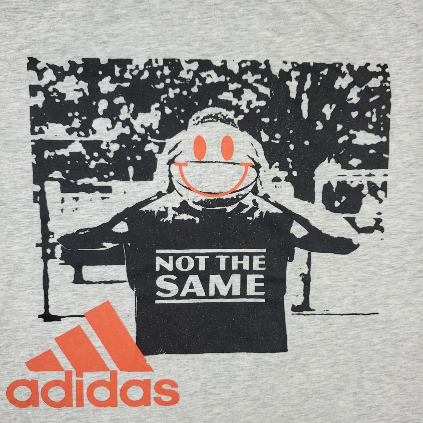 Adidas adidas No The Same Graphic Gray Short Sleeve T-Shirt Regular Size S Unisex Adults Size US S / EU 44-46 / 1 - 2 Thumbnail