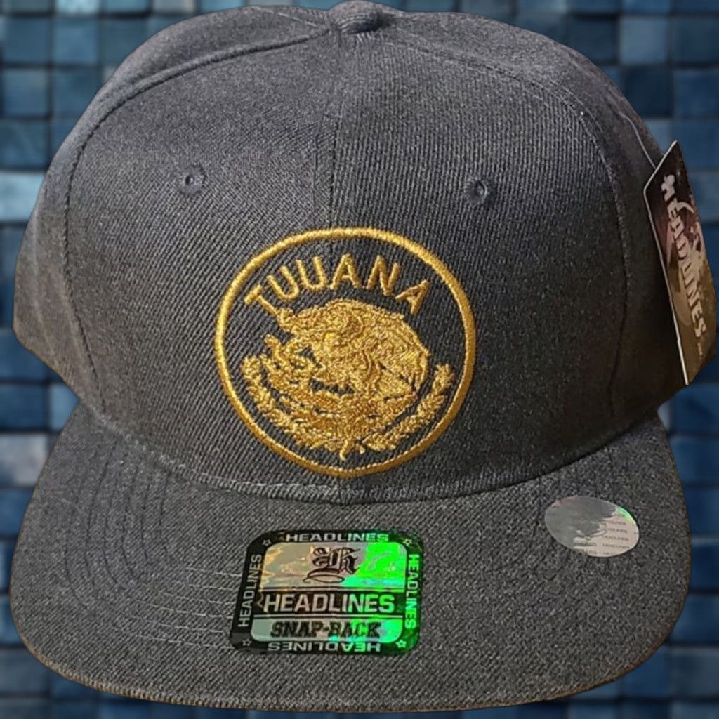 Vintage HEADLINES TUUANA TIJUANA MEXICO SNAPBACK BASEBALL CAP GRAY ADJUSTABLE MEN Size ONE SIZE - 1 Thumbnail