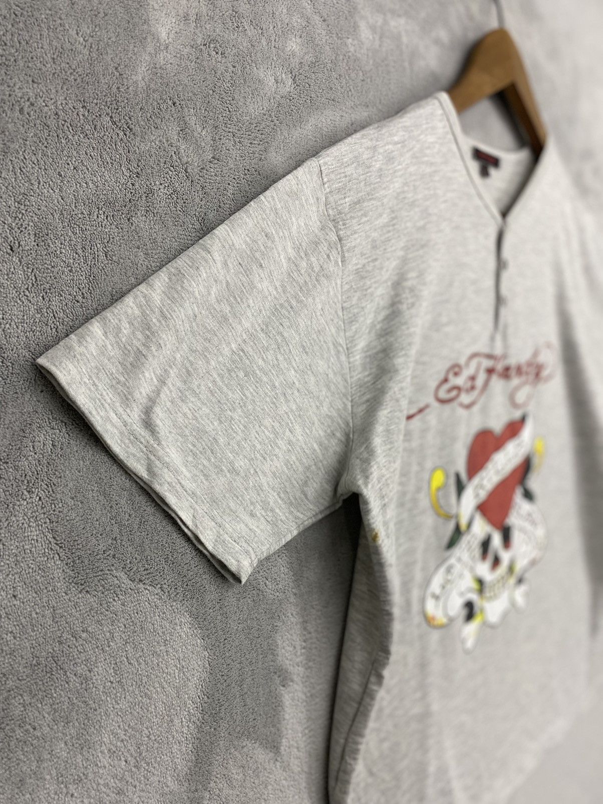 Ed Hardy 🔥Vintage EdHardy Big Logo Men’s Gray Size US L / EU 52-54 / 3 - 3 Thumbnail