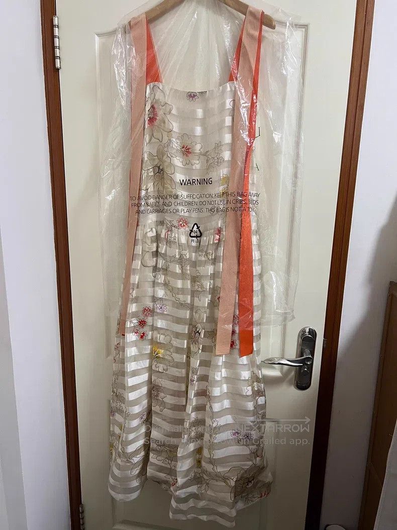 Fendi Fendi Silk and Silk Printed Dress Size XS / US 0-2 / IT 36-38 - 4 Thumbnail