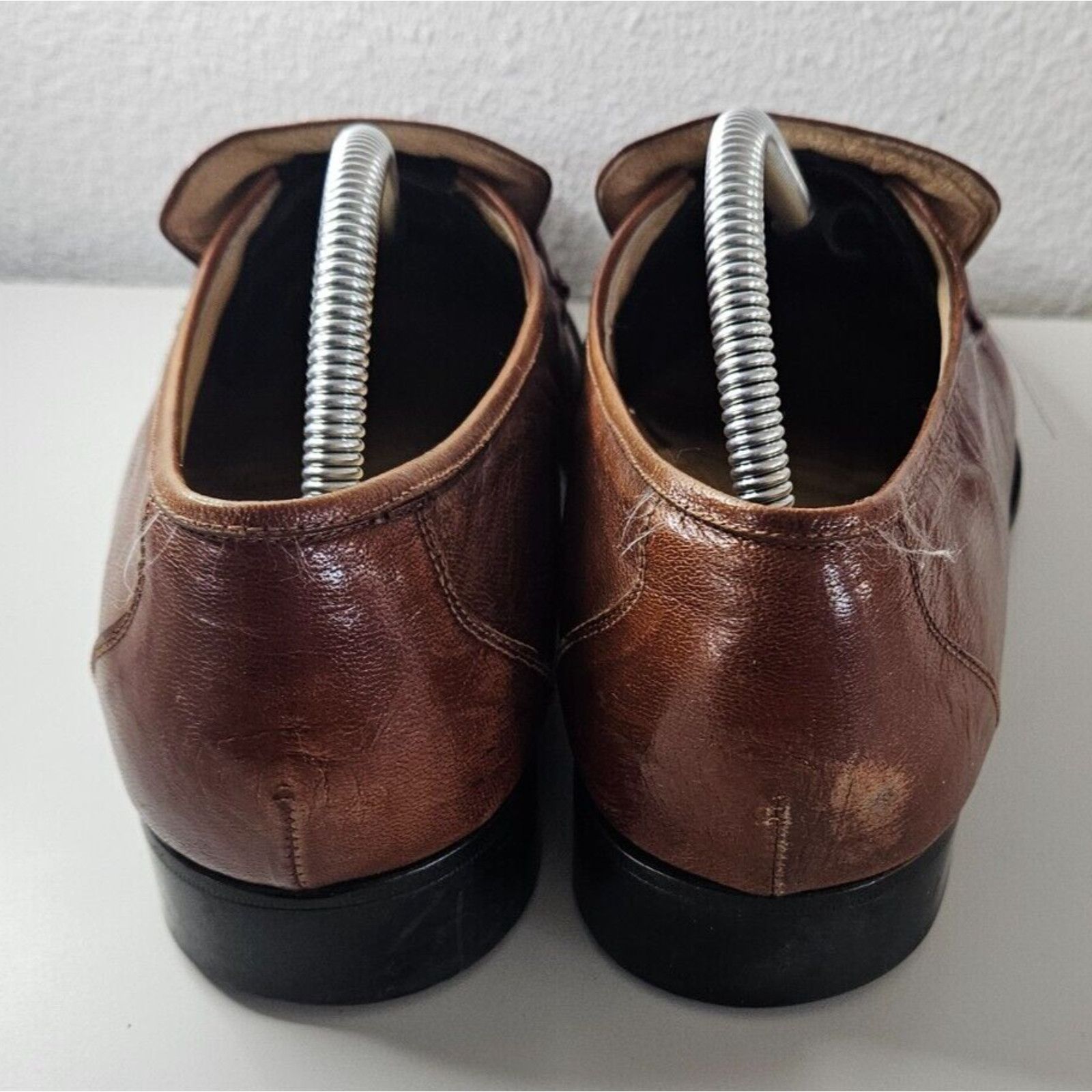 Other Jarman Men's Shelter Leather Loafers Brown Size 9.5 Size US 9.5 / EU 42-43 - 3 Thumbnail