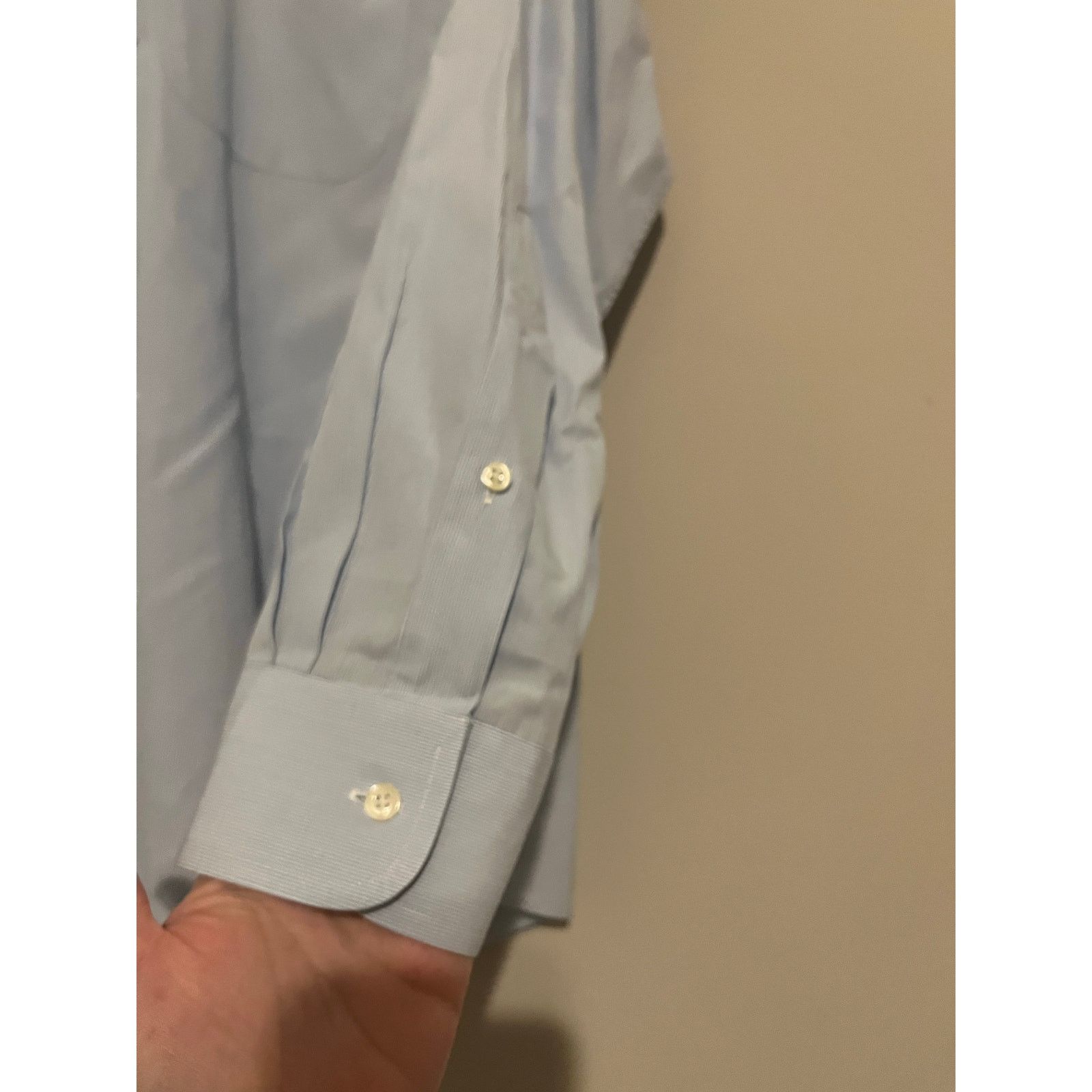 Jos. A. Bank Jos A Bank Men’s Blue Pinstripe Dress Shirt Size 15 1/2” Size US M / EU 48-50 / 2 - 5 Thumbnail