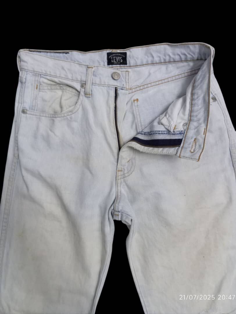 Levi's Vintage Levis Big E Black Tag Distressed Denim Size US 29 - 3 Thumbnail