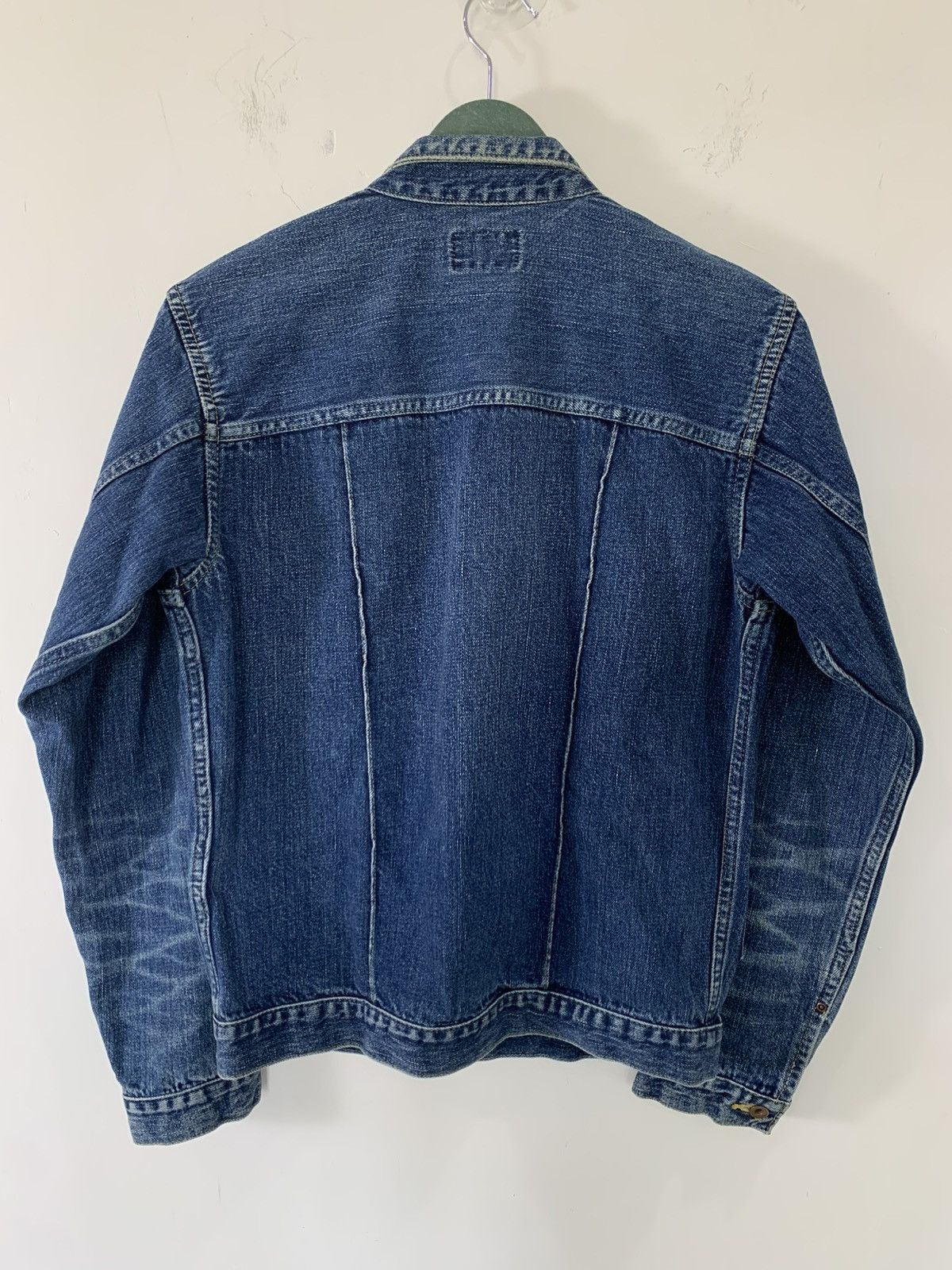 Japanese Brand Type 1 jdenim acket selvedge japan grounded white line Size US M / EU 48-50 / 2 - 3 Thumbnail