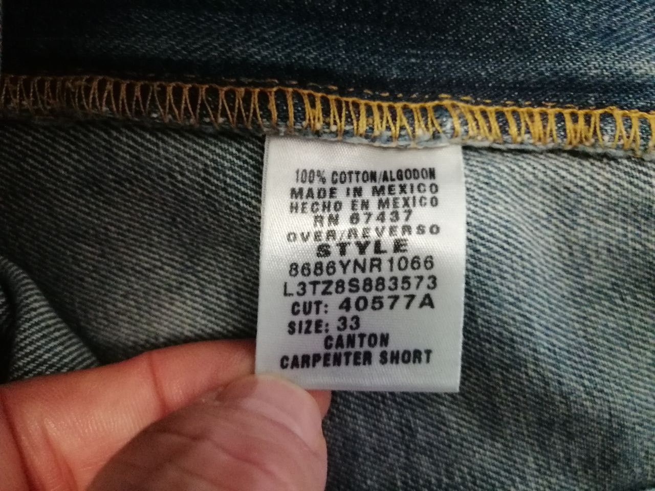 Polo Ralph Lauren × Vintage Vintage Polo Jeans Co. Ralph Lauren Carpenter Shorts baggy Size US 33 - 6 Thumbnail