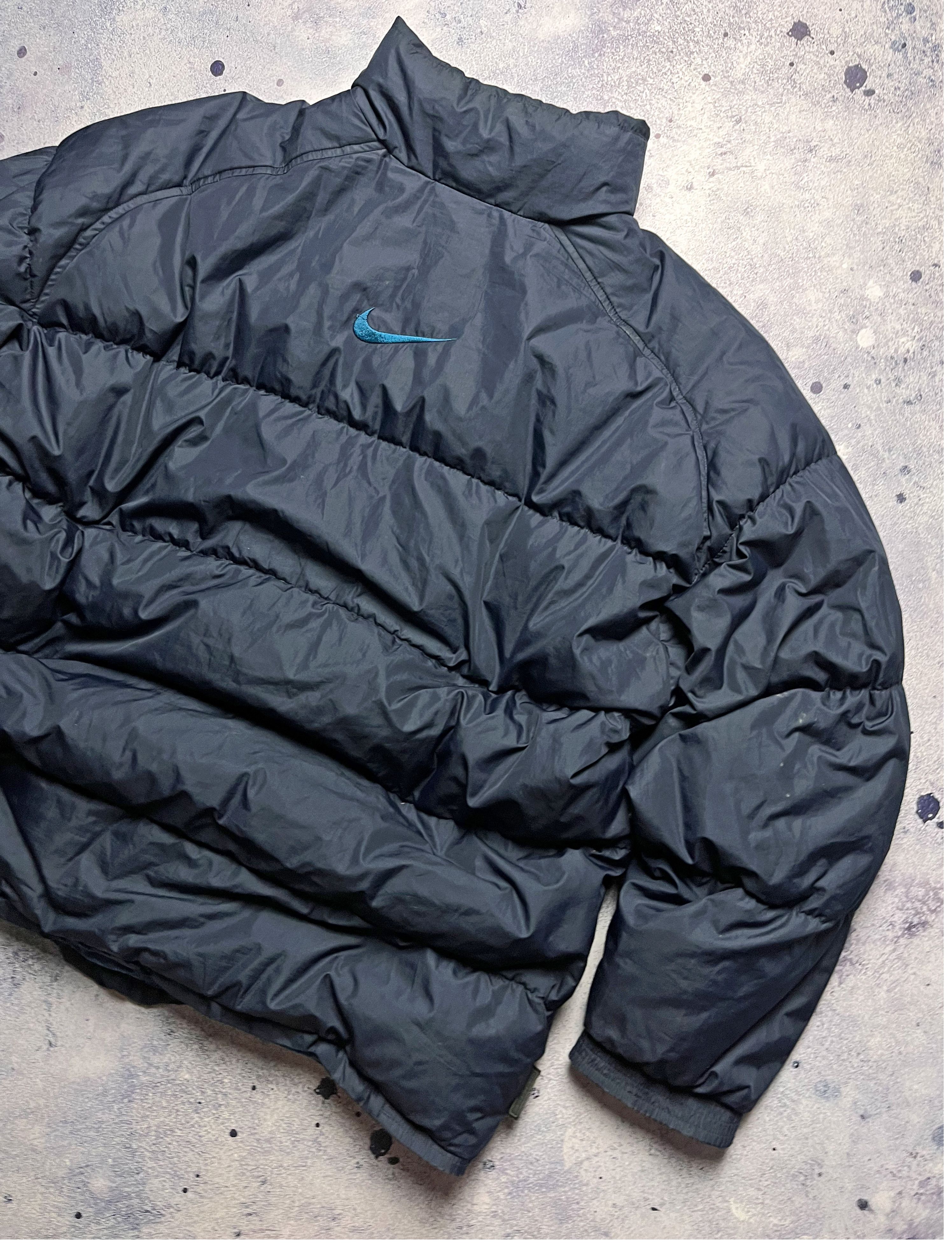 Nike Nike 90's Vintage Oversize Down Puffer Jacket Double Logo Size US XL / EU 56 / 4 - 5 Thumbnail