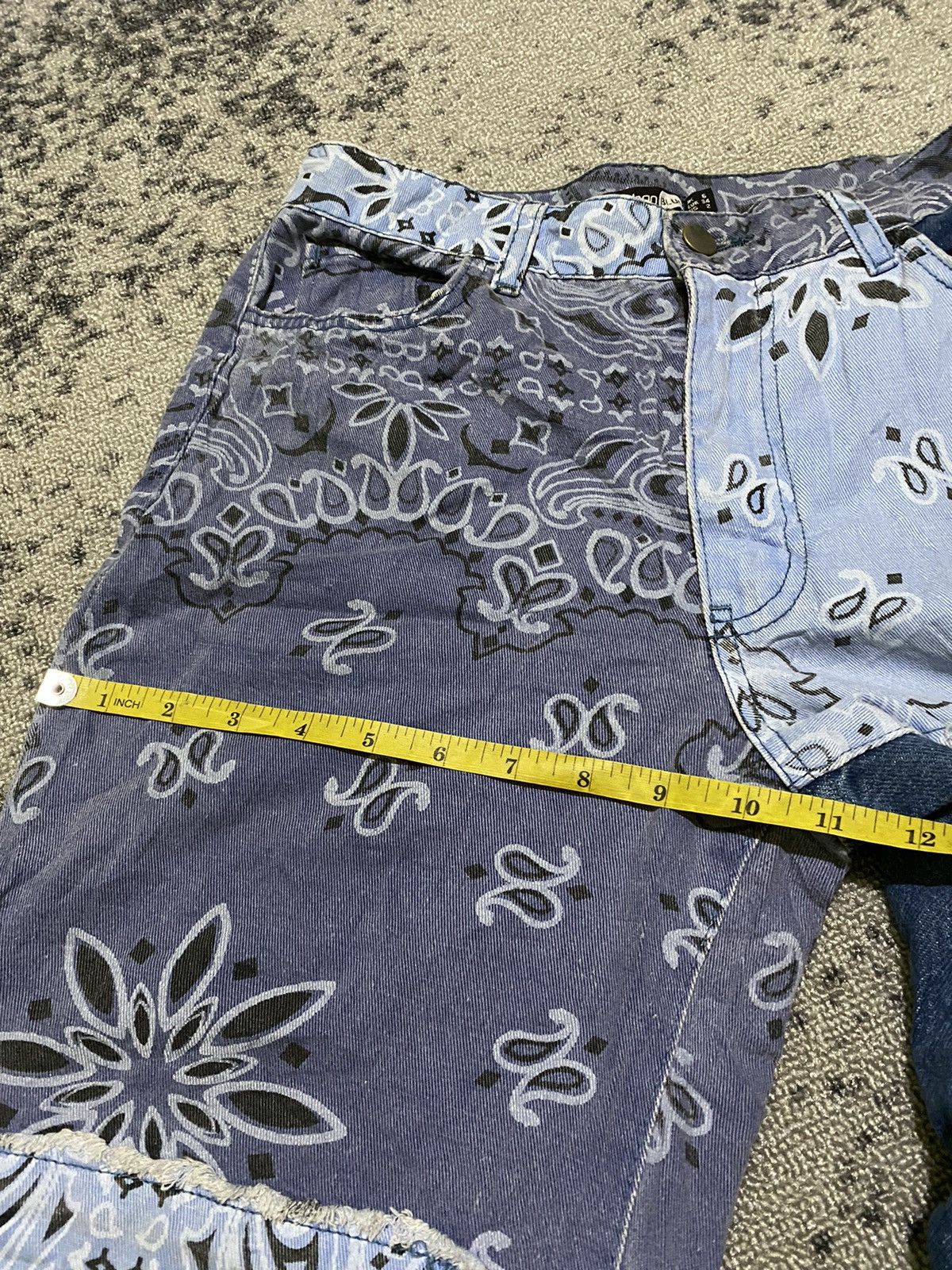 Hysteric Glamour Y2k boohoo blue “Kapital style” paisley pants Size US 30 / EU 46 - 13 Thumbnail