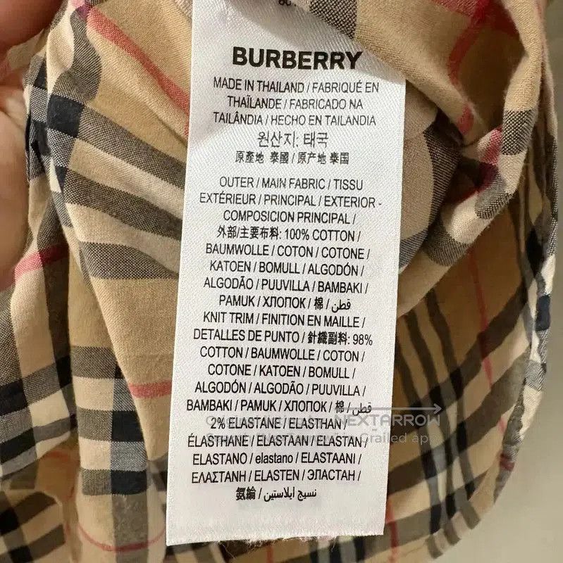 Burberry Burberry Khaki Cotton Long Sleeve Shirt. Size US XS / EU 42 / 0 - 6 Thumbnail