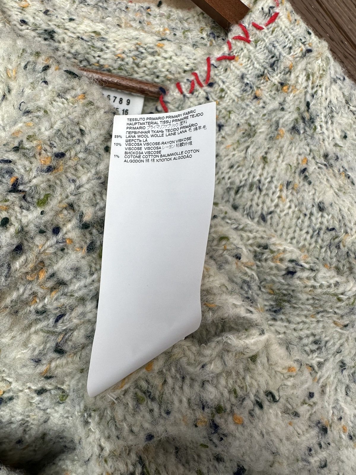 Maison Margiela RARE GRAIL Maison Margiela raw stitched sweater Size US M / EU 48-50 / 2 - 9 Thumbnail