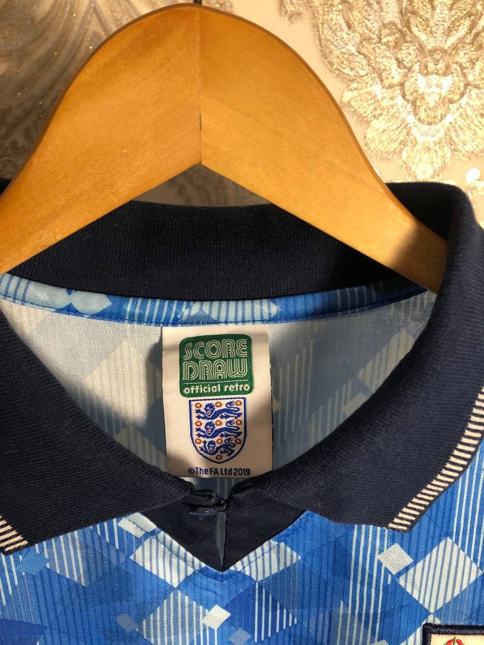 Vintage VERY RARE ENGLAND RETRO SOCCER JERSEY MANCHESTER UMBRO 90s Size US M / EU 48-50 / 2 - 3 Thumbnail