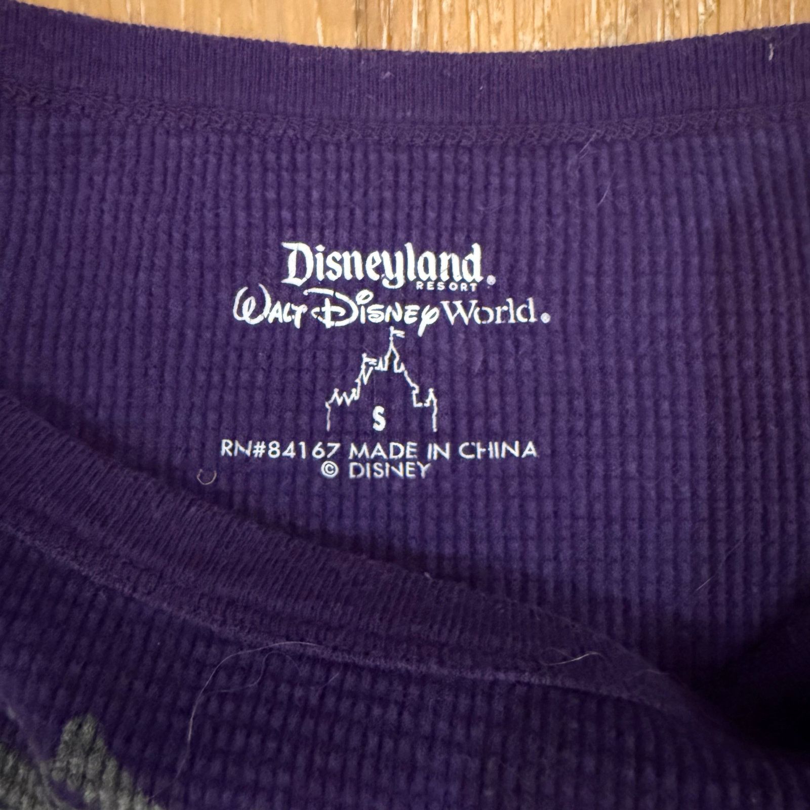 Mickey Mouse Y2K Mickey Mouse Long Sleeve Knit Shirt– Purple – Full Print Size US S / EU 44-46 / 1 - 4 Thumbnail