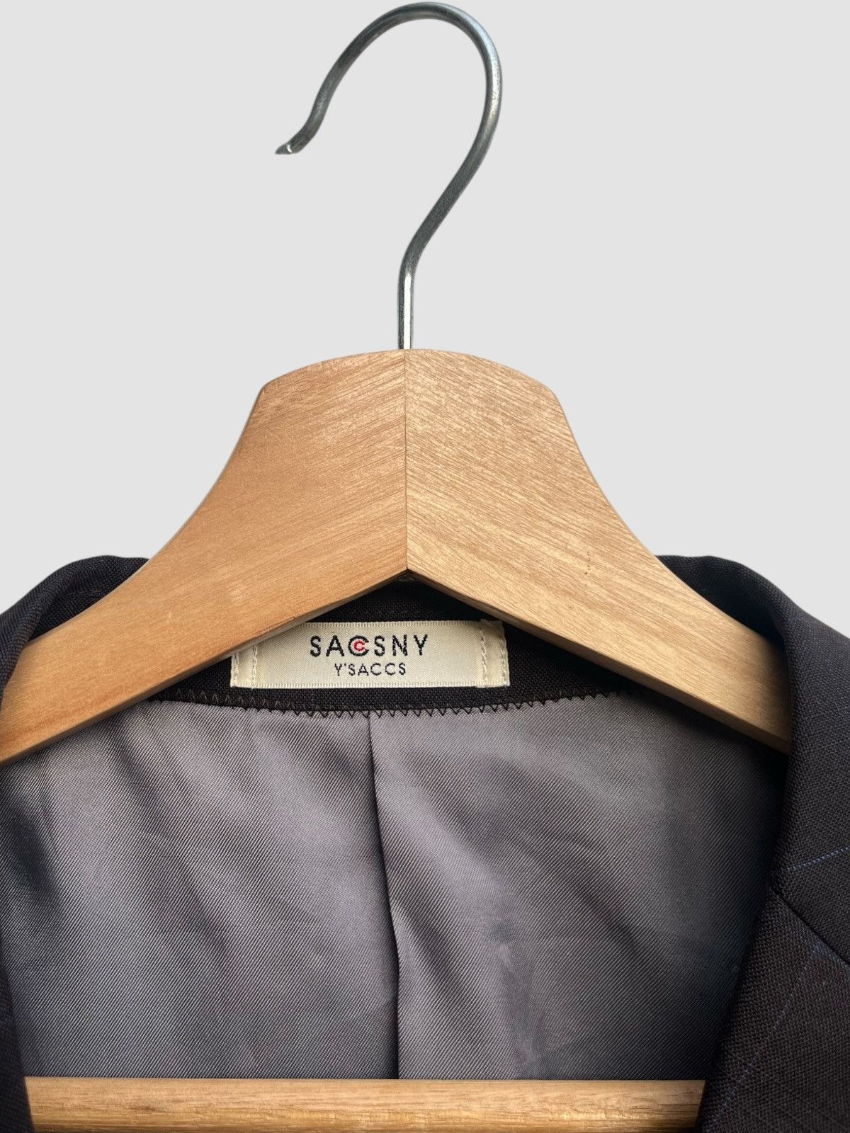 Yohji Yamamoto Sacsny Y’saccs Plaid Wool Blend Blazer Size US M / EU 48-50 / 2 - 6 Thumbnail