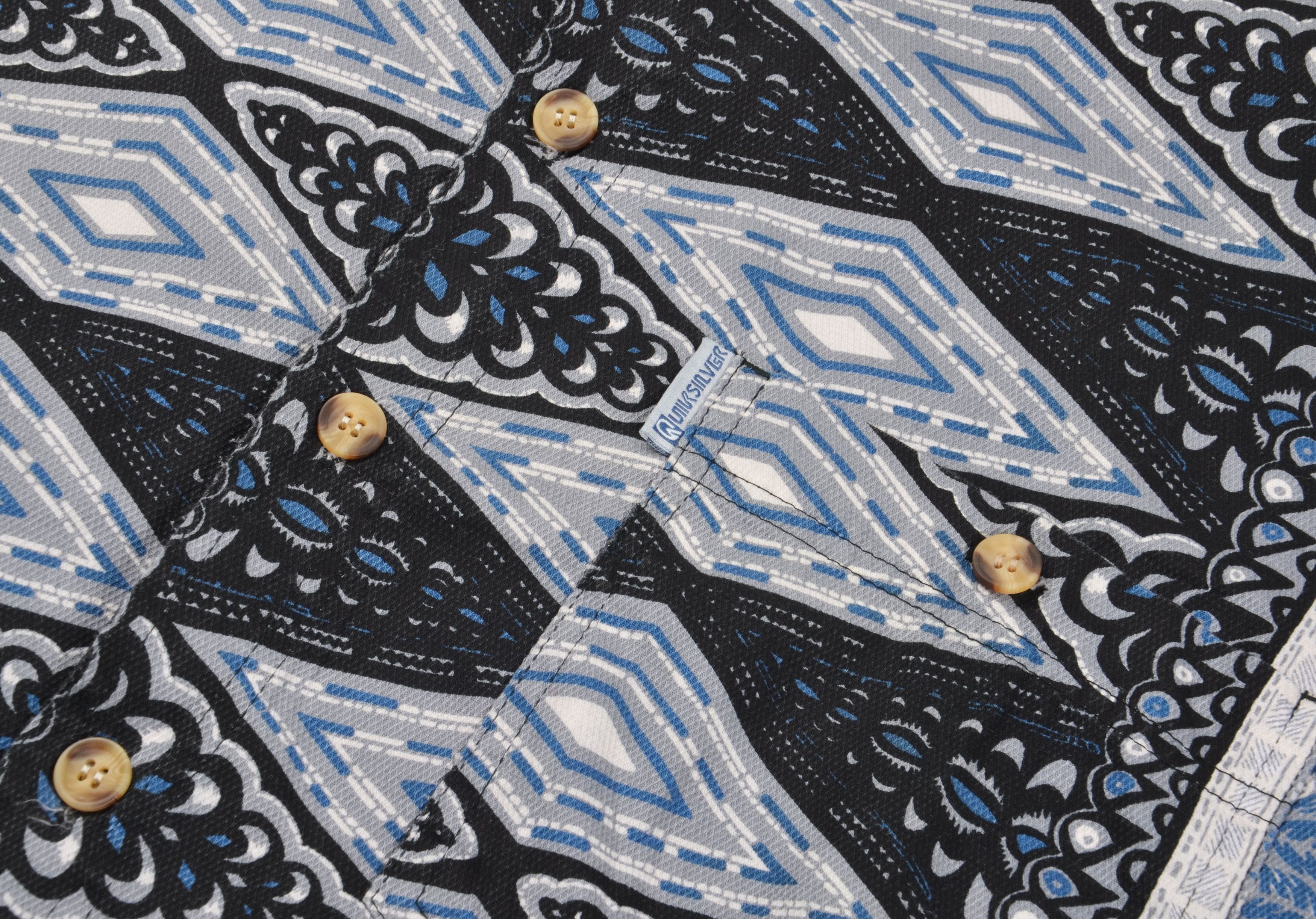 Quicksilver Vintage Quicksilver Board Riding Y2K Geometric Tribal Shirt Size US XL / EU 56 / 4 - 3 Thumbnail