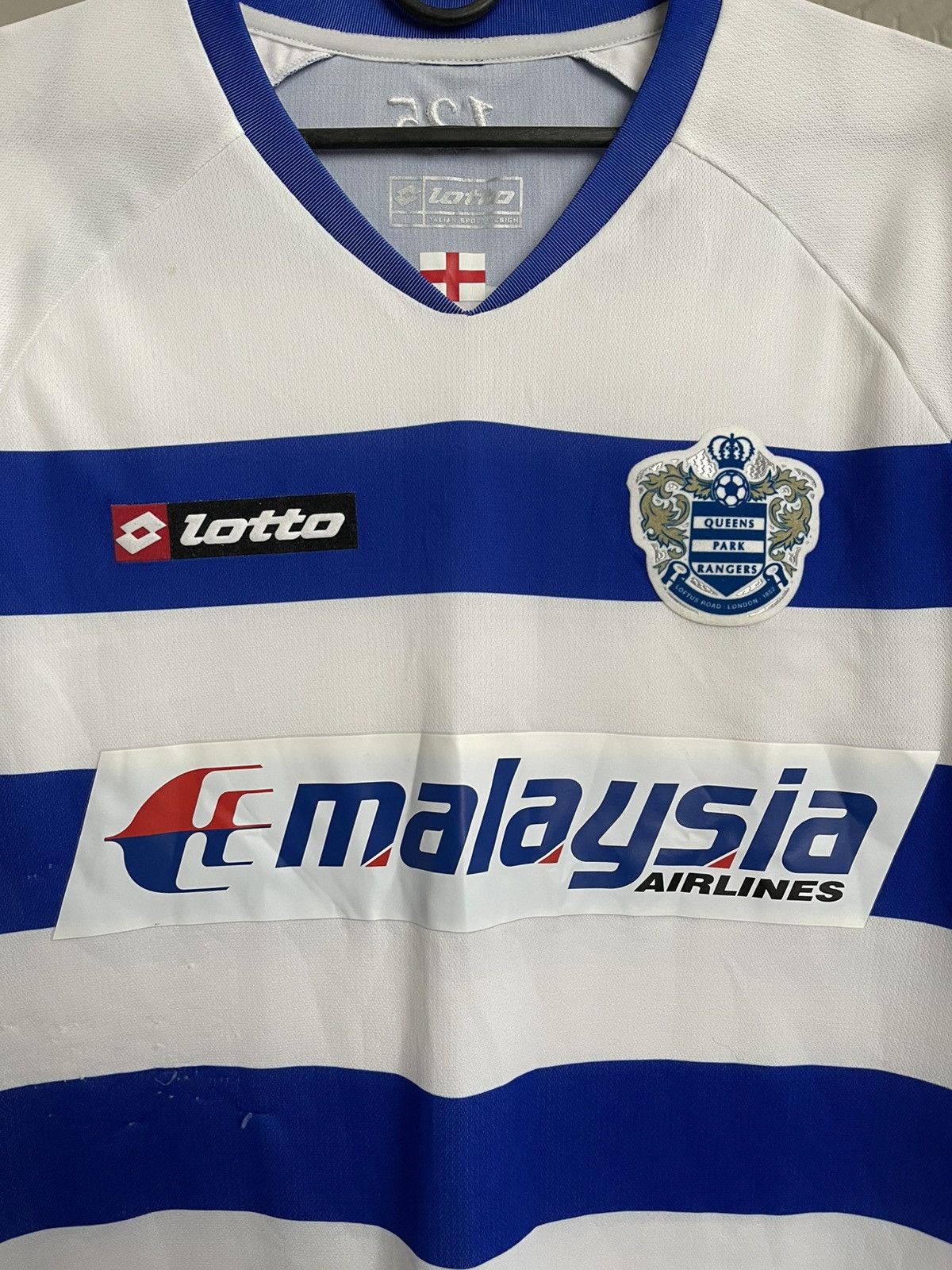 Lotto Sport 2011/2012 Queens Park Rangers Lotto Soccer Jersey T-Shirt Size US L / EU 52-54 / 3 - 6 Thumbnail