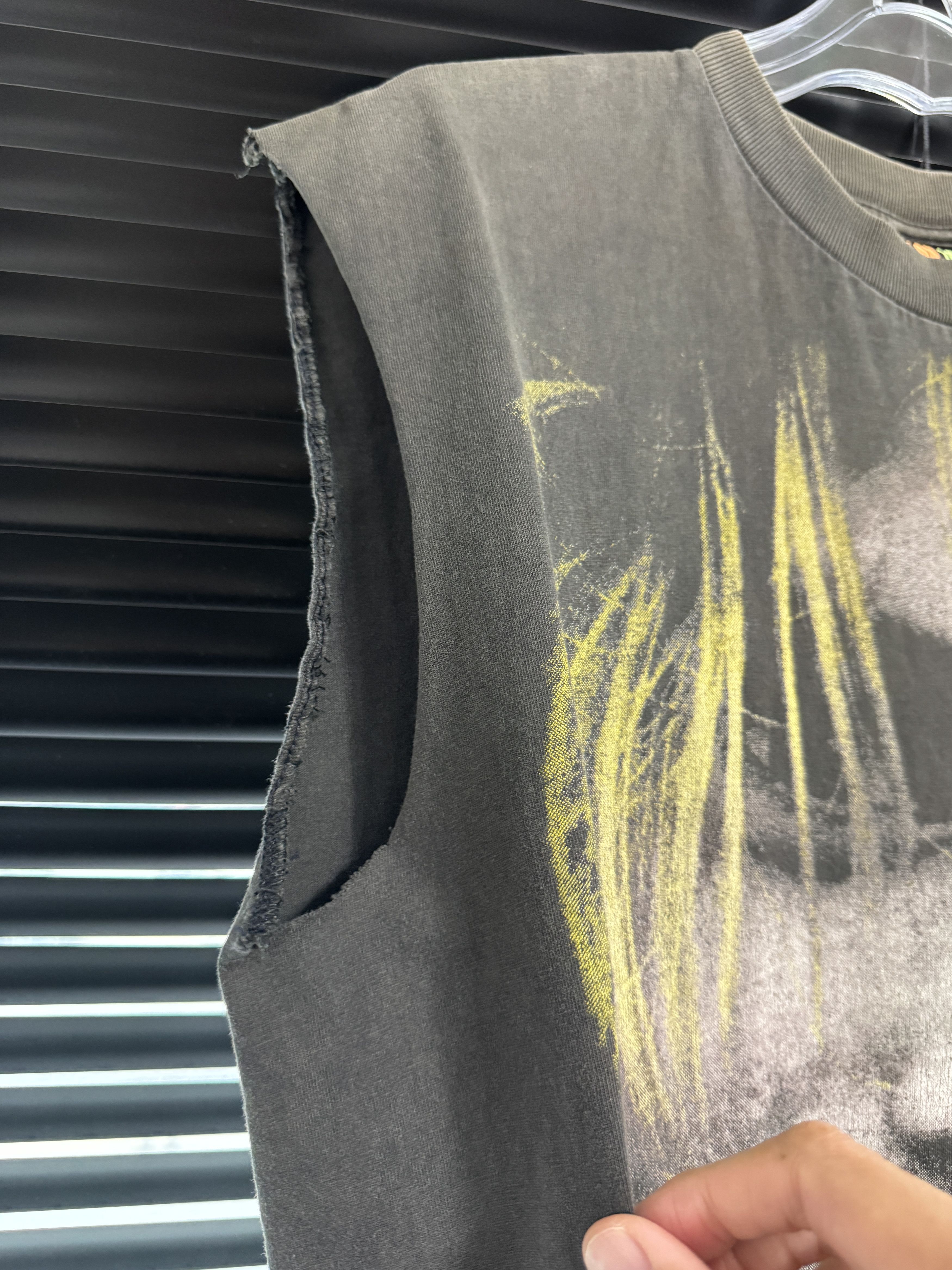 Band Tees Vintage 90s Nirvana Kurt Cobain Memorial Cut Off Tshirt Size US L / EU 52-54 / 3 - 8 Thumbnail
