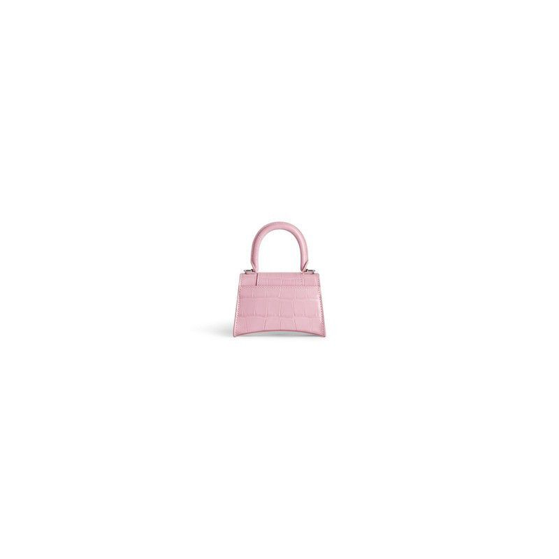 Balenciaga o1srvl11e1225 Size: OS / Hourglass Mini Handbag With Chain Size ONE SIZE - 4 Thumbnail