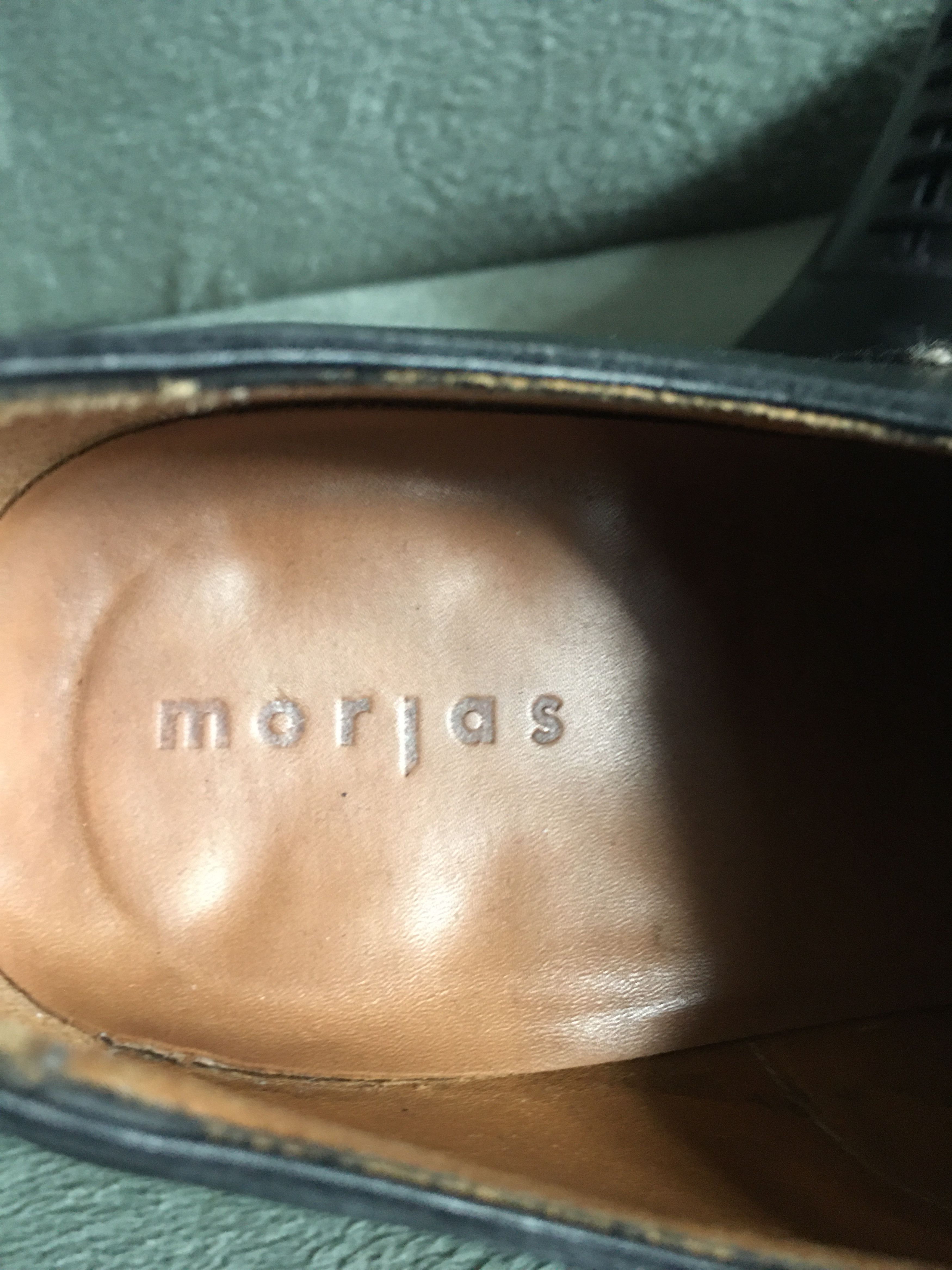 MORJAS MORJAS Oxford Black Leather Shoes Size UK 7 US 8 Size US 8 / EU 41 - 10 Thumbnail