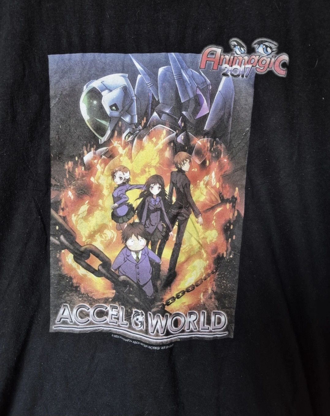 Other Rare Animagic 2017 Accel World Anime T-shirt L Size US M / EU 48-50 / 2 - 2 Thumbnail