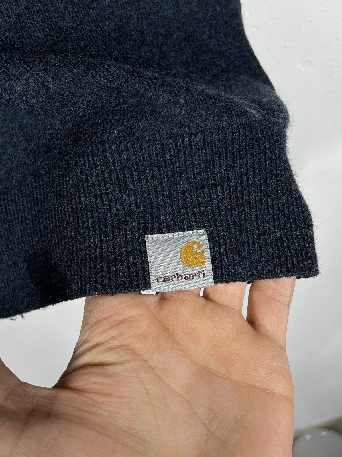 Carhartt × Vintage Carhartt Retro 00s Wool Knitwear Pull Crewneck Sweatshirt Size US M / EU 48-50 / 2 - 5 Thumbnail