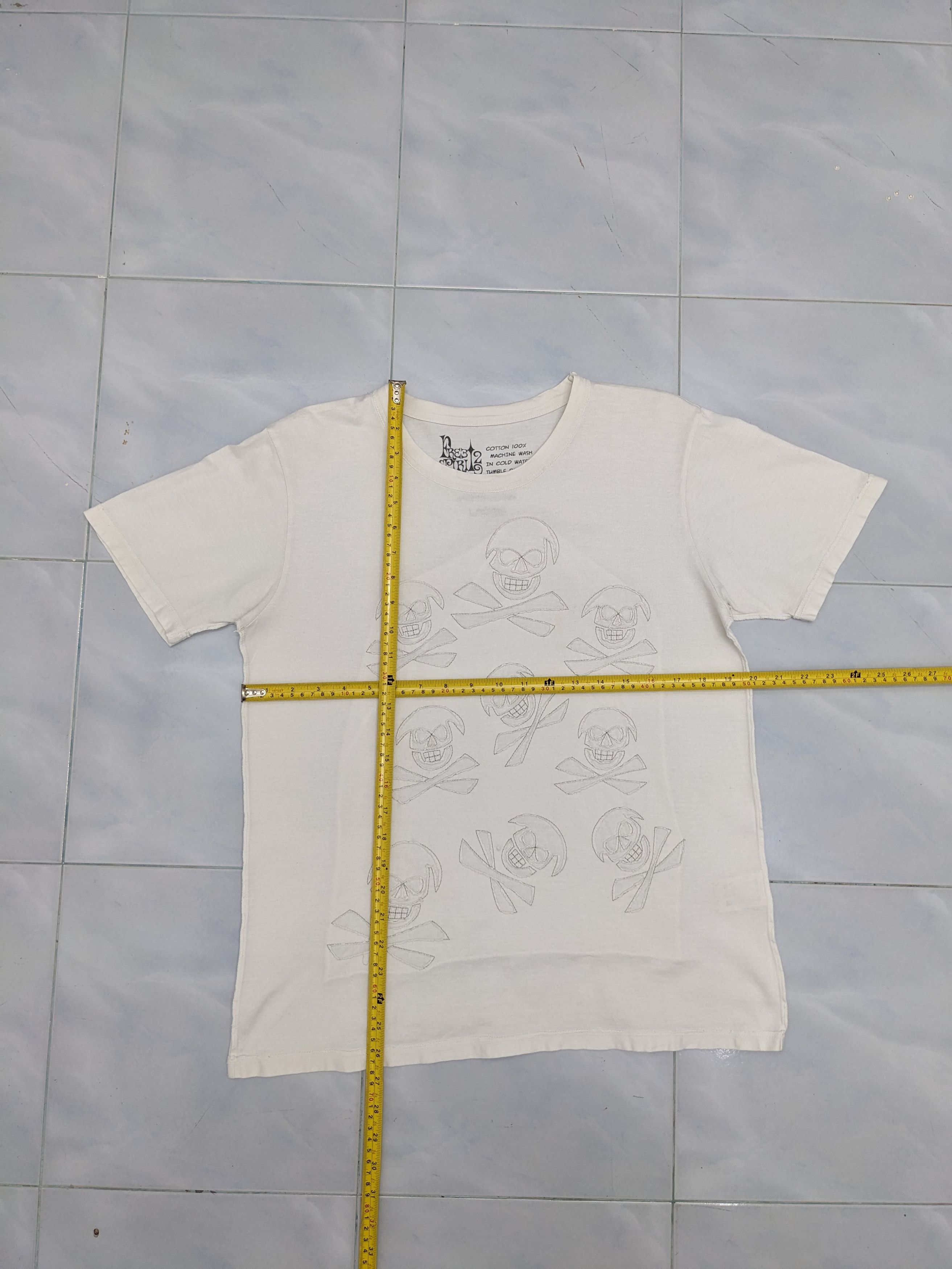 Japanese Brand 291295 = HOMME JAPANESE BRAND SKULLS TSHIRT Size US L / EU 52-54 / 3 - 6 Thumbnail