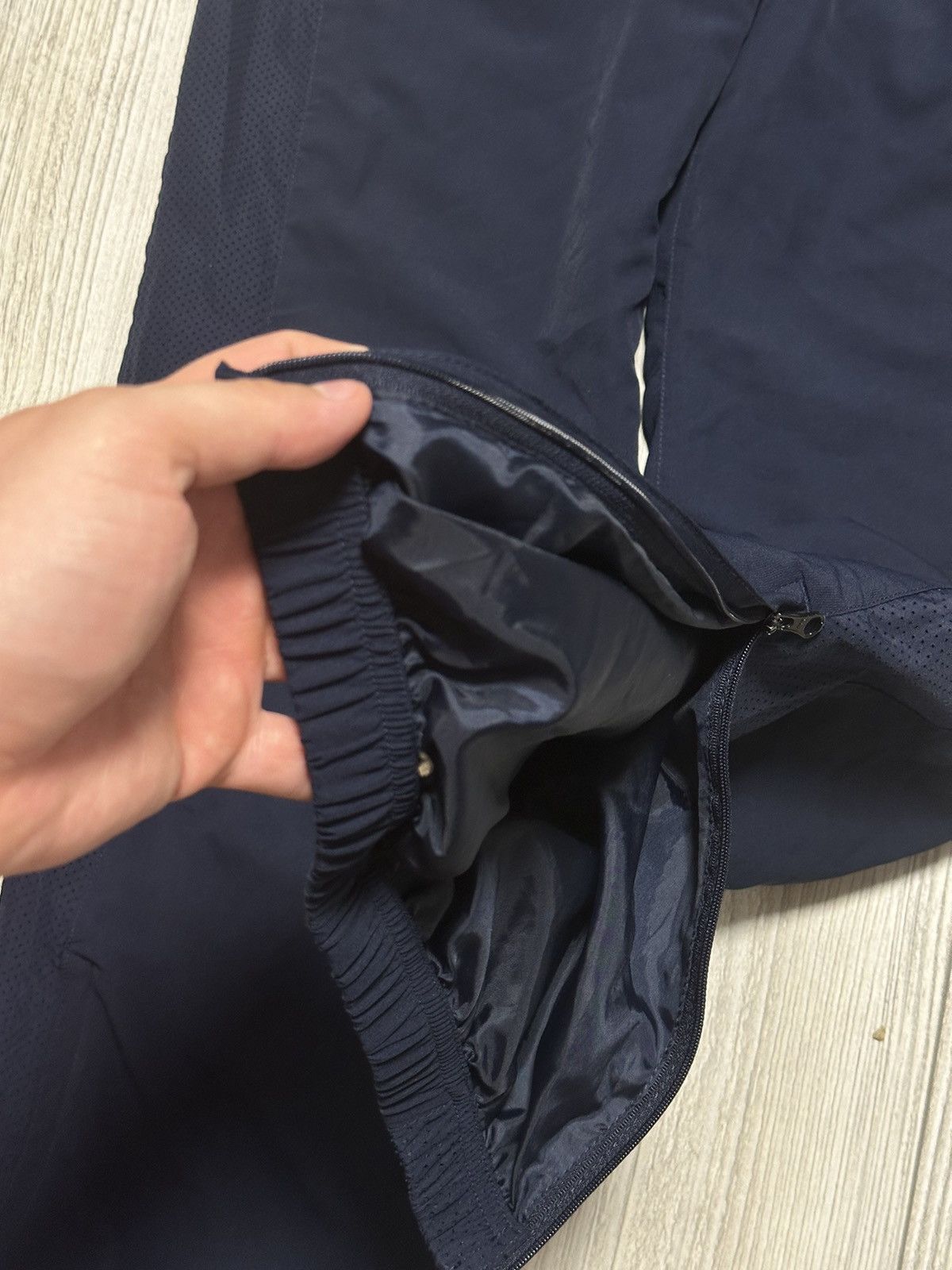 Vintage Vintage Y2K Nike Nylon Drill Track Pants Size US 32 / EU 48 - 3 Thumbnail