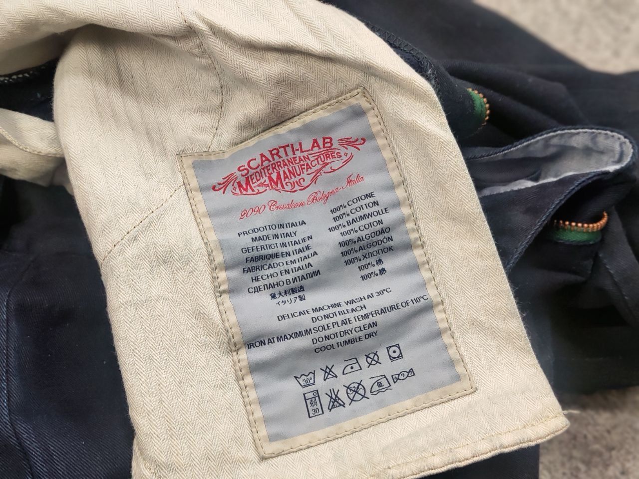 Scarti-Lab Vintage Scarti Lab Blue Denim Trouser Jeans Japan Style Size US 29 - 16 Thumbnail