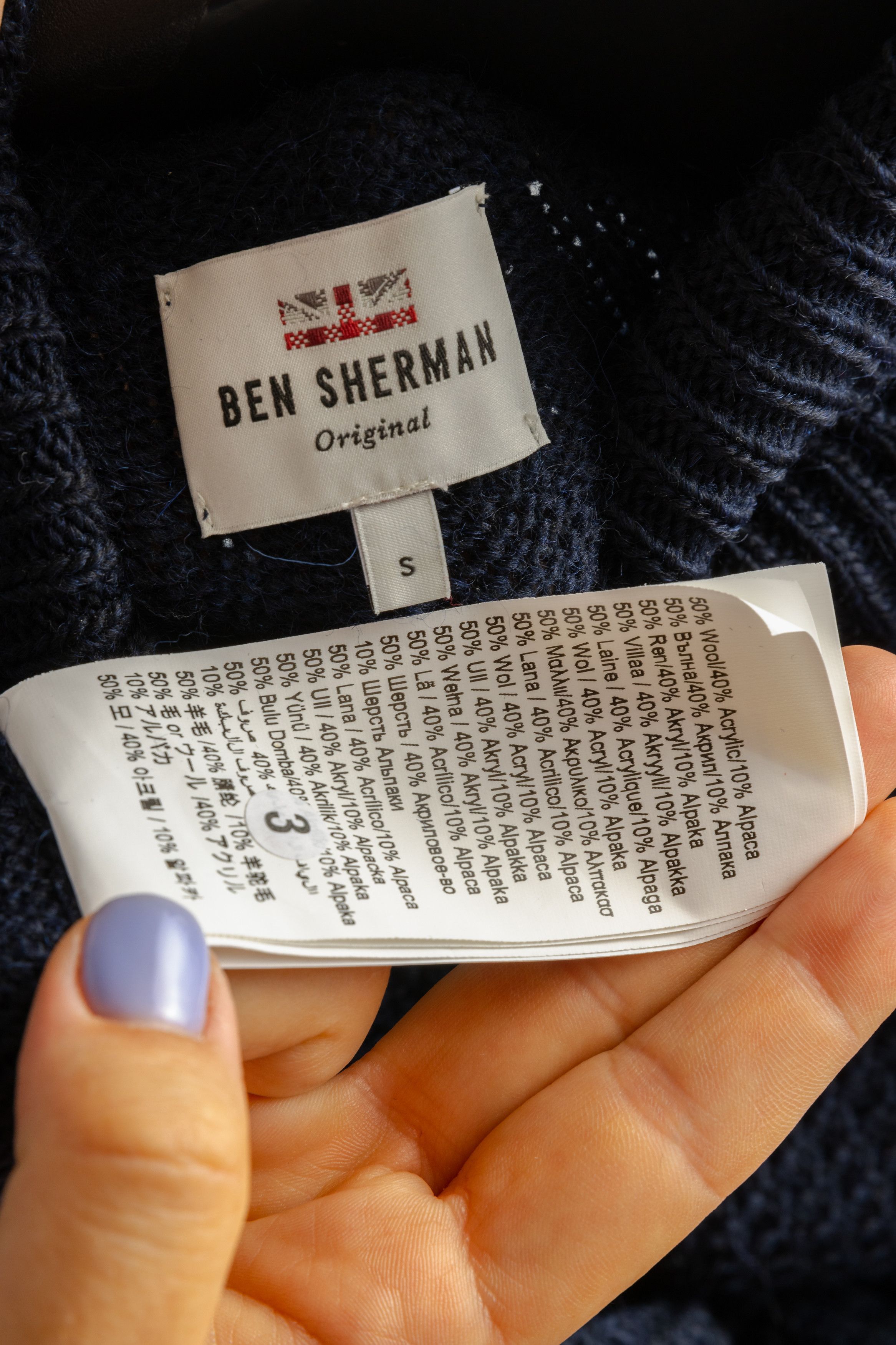 Ben Sherman Preowned Unisex Ben Sherman Wool Sweater 8699 Size S / US 4 / IT 40 - 9 Thumbnail