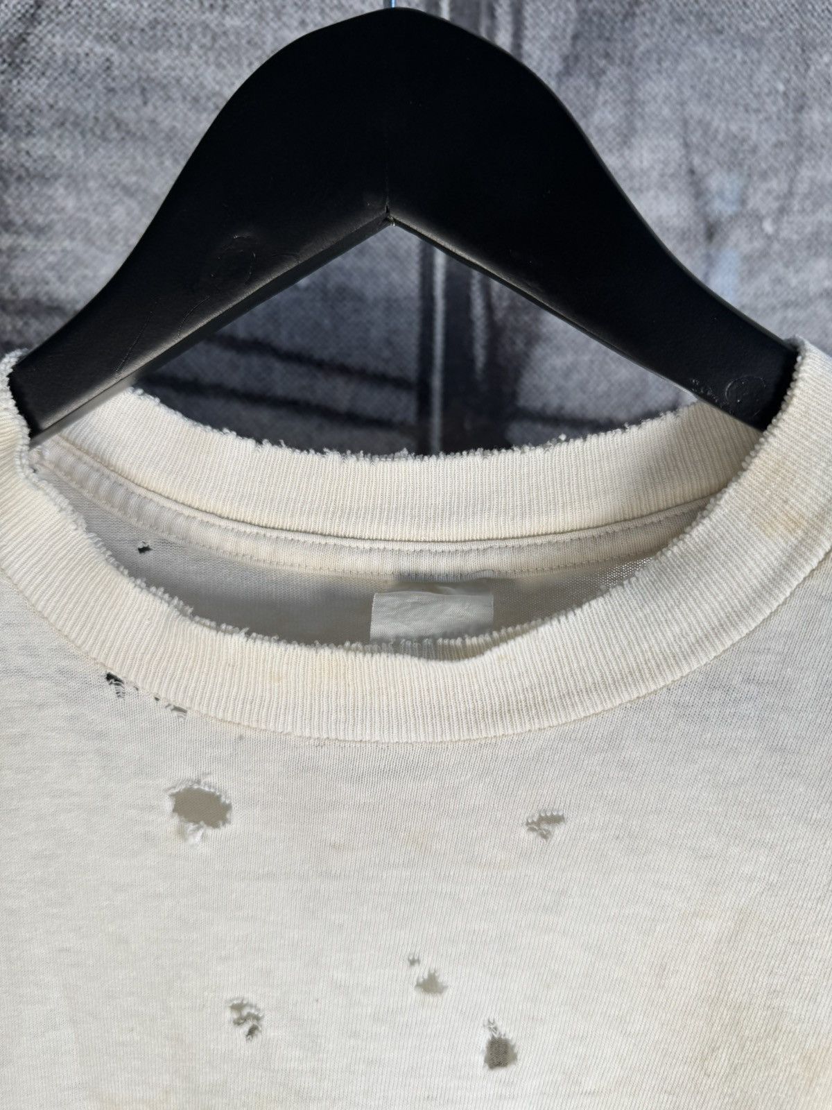Vintage INSANE 80s THRASHED MALIBU NARCOTICS ANONYMOUS SURFERS SHIRT Size US XL / EU 56 / 4 - 4 Thumbnail