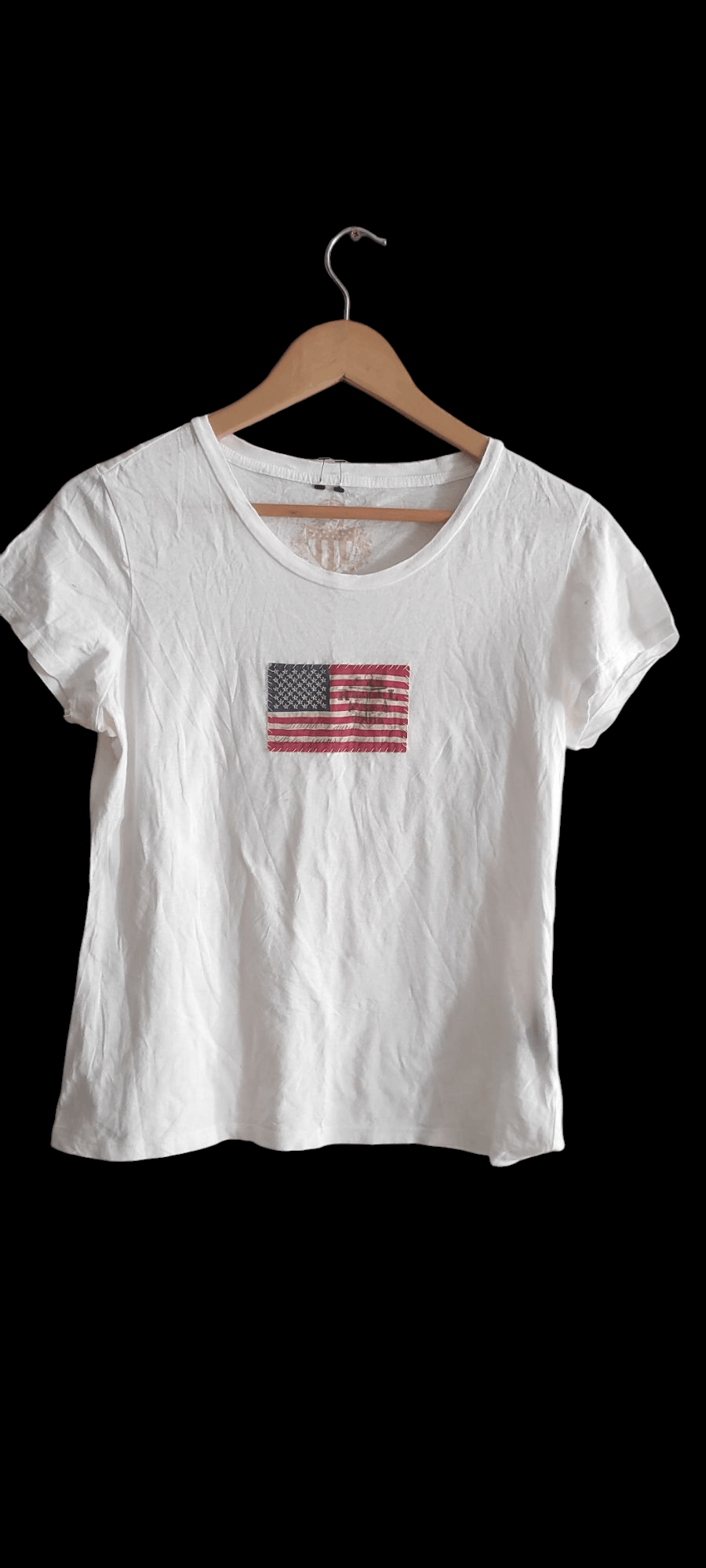 Polo Ralph Lauren Polo Ralph Lauren Vintage Retro USA Flag T-Shirt Classic FIt Size S / US 4 / IT 40 - 1 Thumbnail