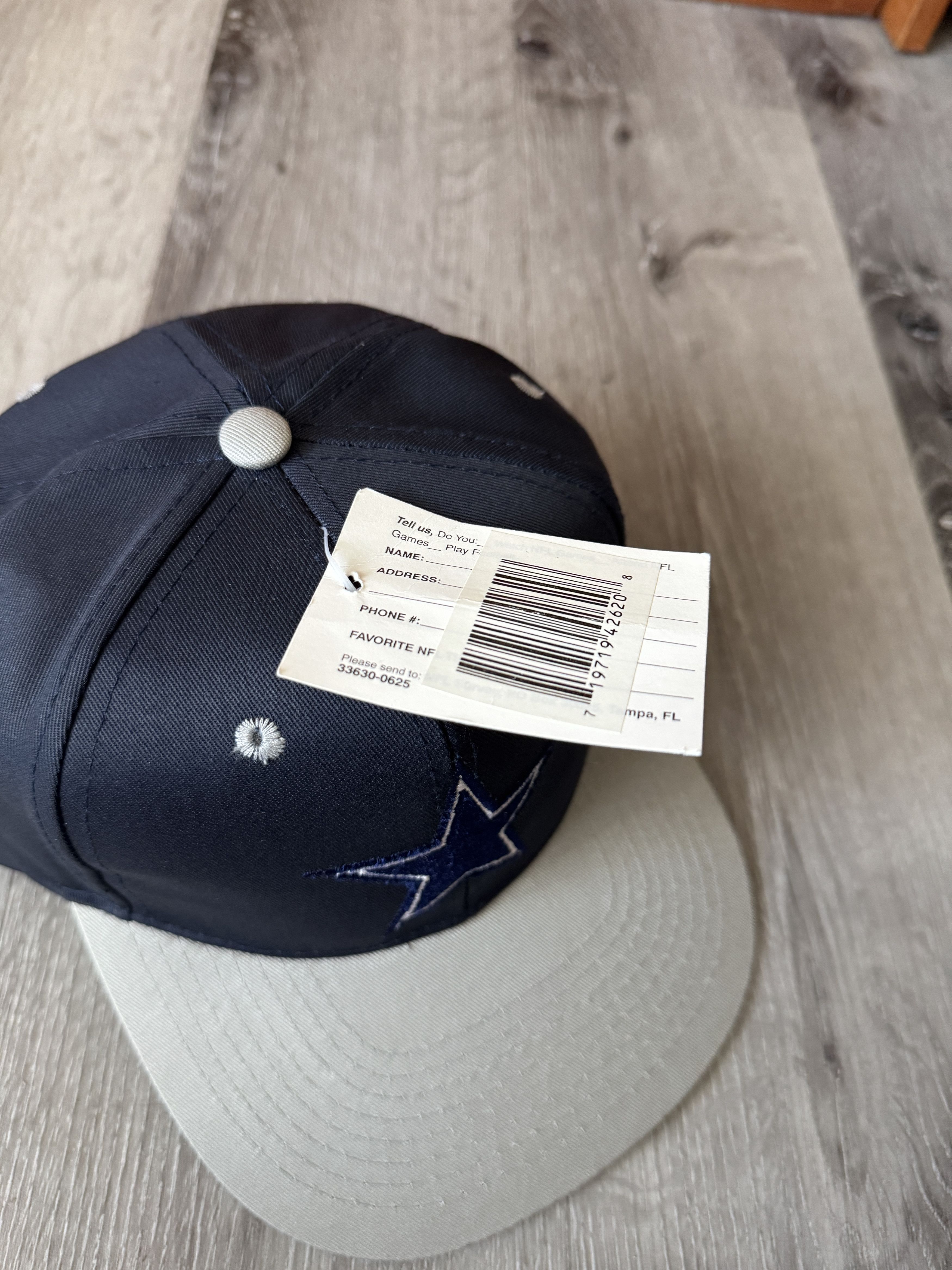 NFL Vintage 90's Dallas Cowboys Game Day Football Snapback Hat Size ONE SIZE - 6 Thumbnail