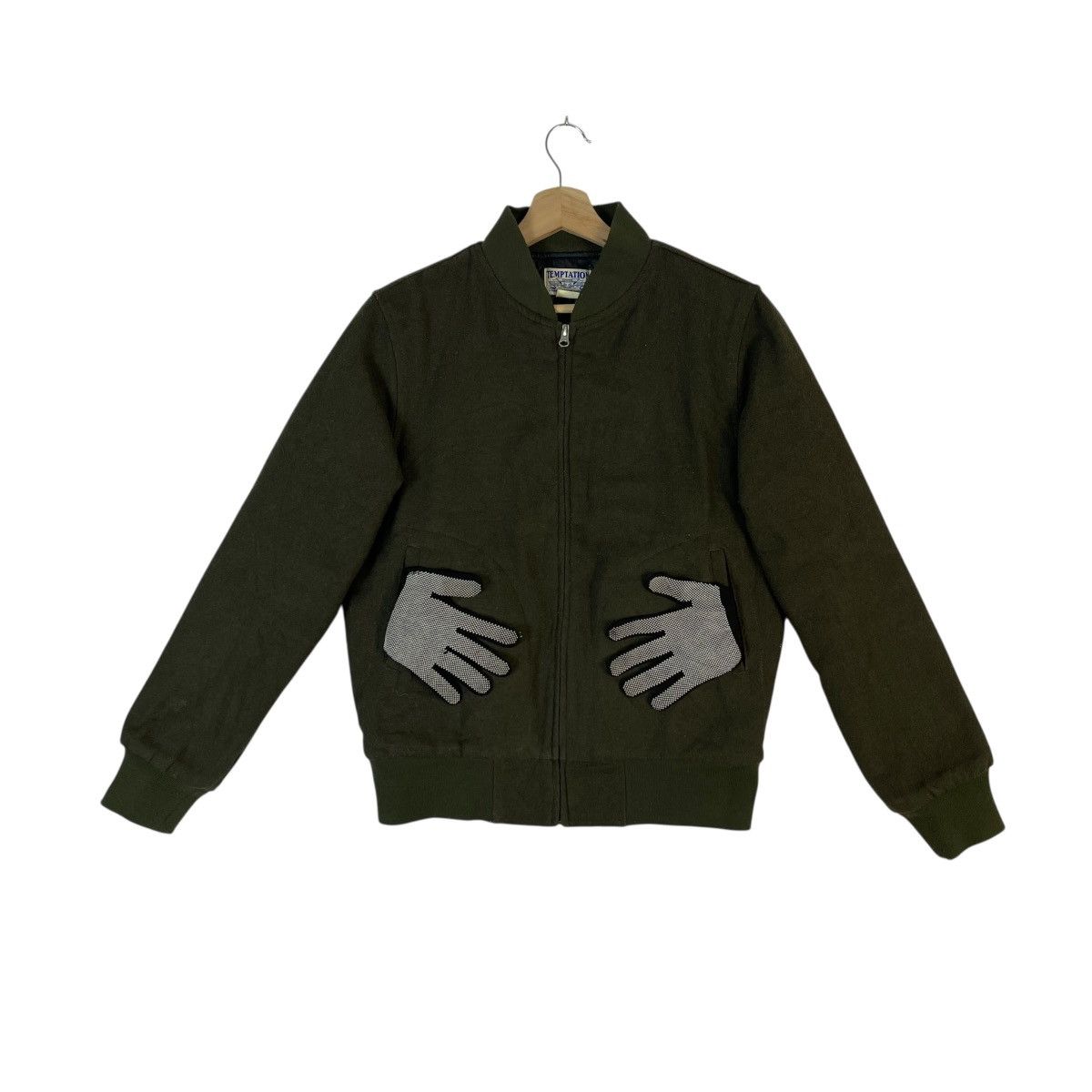 Issey Miyake 🇯🇵 VINTAGE TEMPTATION FULL ZIP WOOL BOMBER JACKET Size US M / EU 48-50 / 2 - 2 Thumbnail