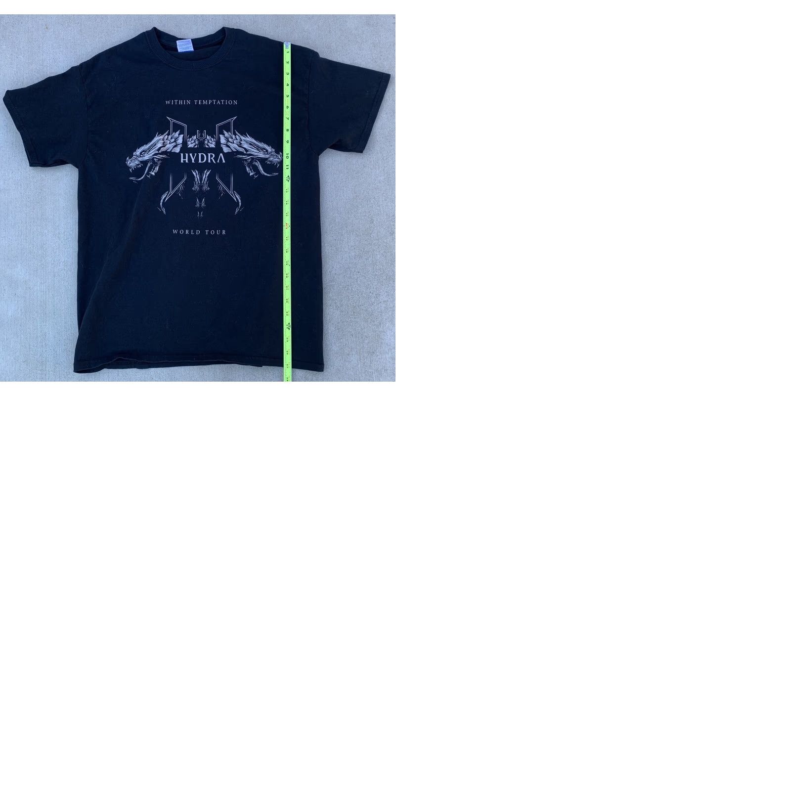 Gildan VINTAGE Within Temptation Hydra World Tour North America 2014 T-Shirt Band Concert Tee L Black Cotton Jersey Gildan Unisex Adults Short Sleeve SVG? Size US L / EU 52-54 / 3 - 9 Thumbnail