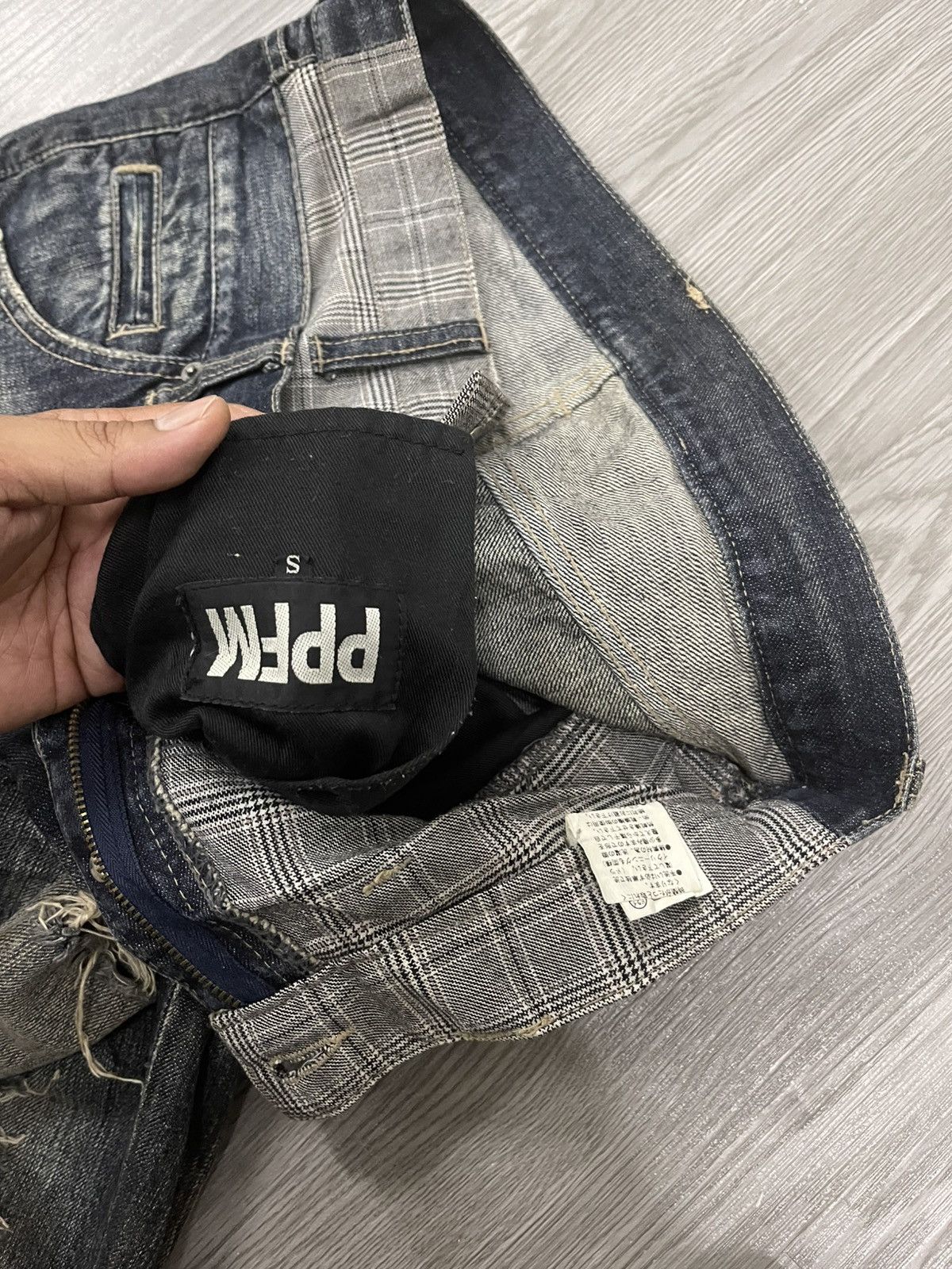Japanese Brand × PPFM PPFM biker denim Size US 31 - 6 Thumbnail