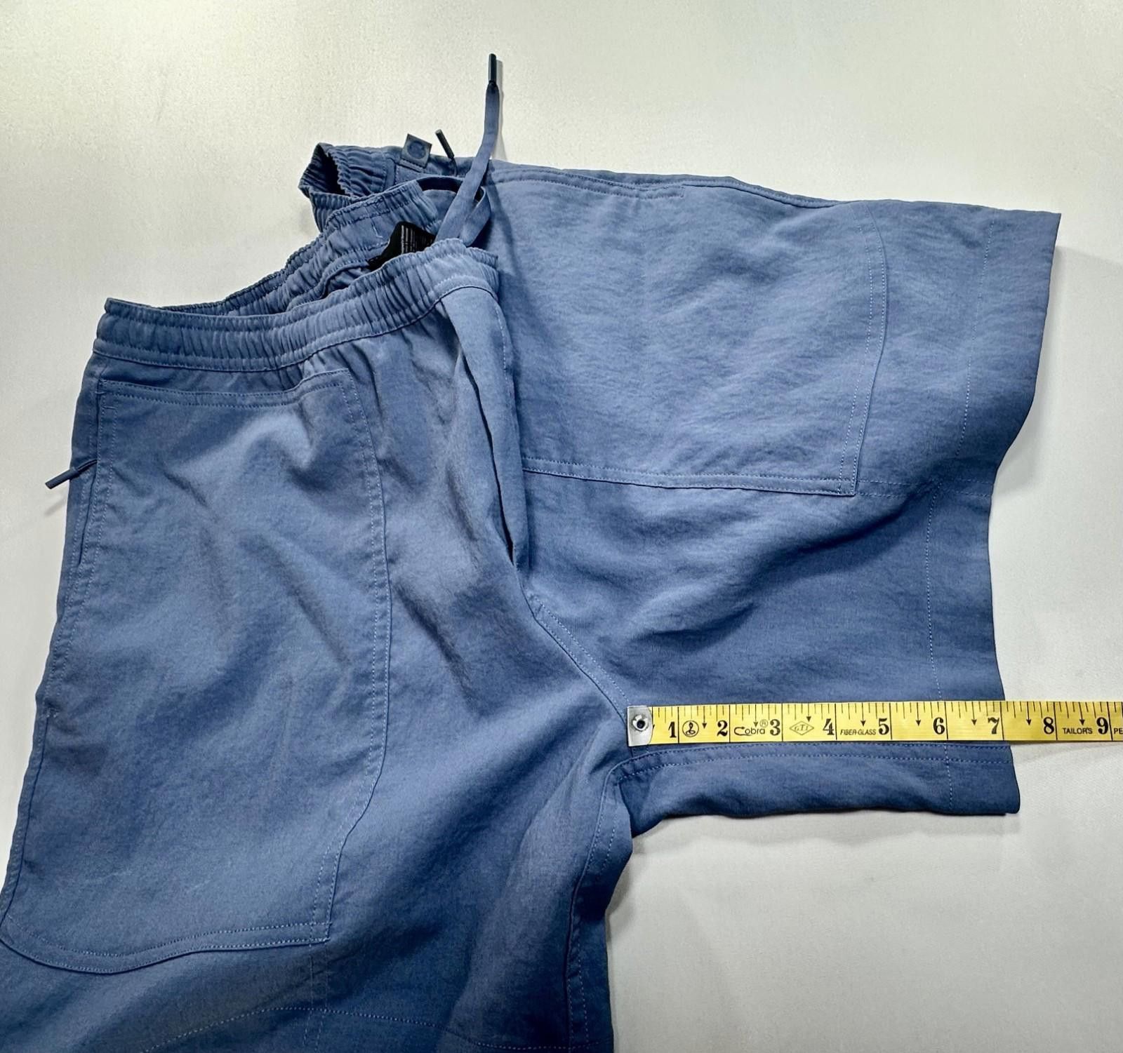 Lululemon Lululemon Zip Pocket Elastic Athletic Shorts Blue Mens L Size US 34 / EU 50 - 6 Thumbnail