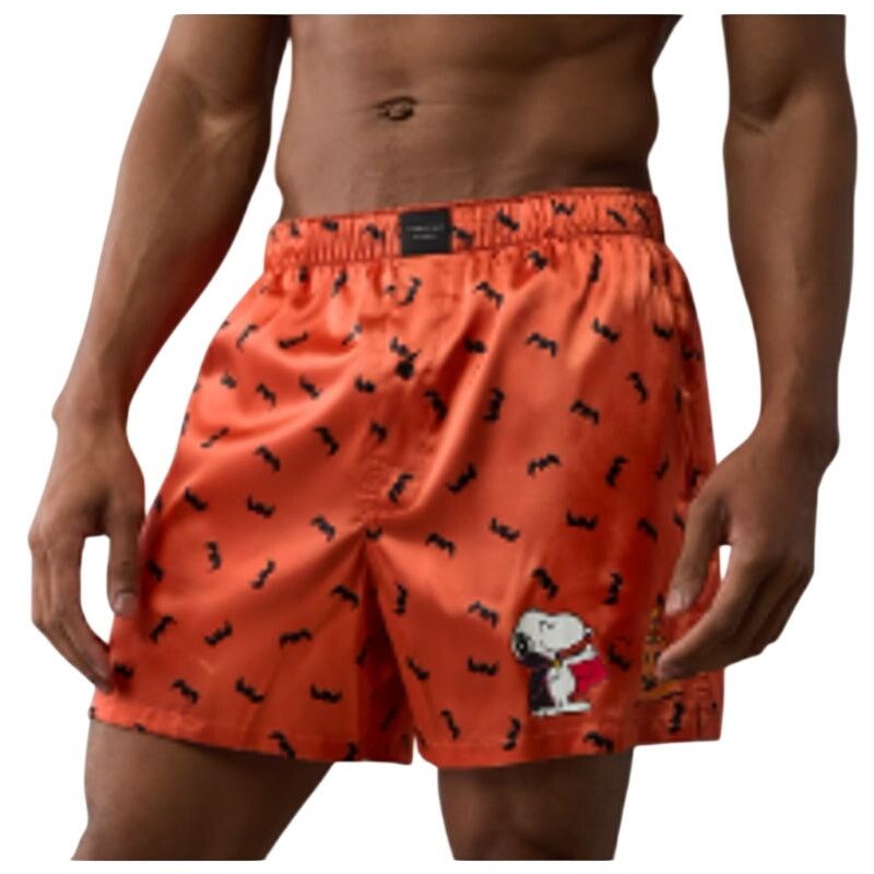 American Eagle Outfitters American Eagle Snoopy Bats Satin Pocket Boxer Short Mens XS Size 26 - 1 Thumbnail