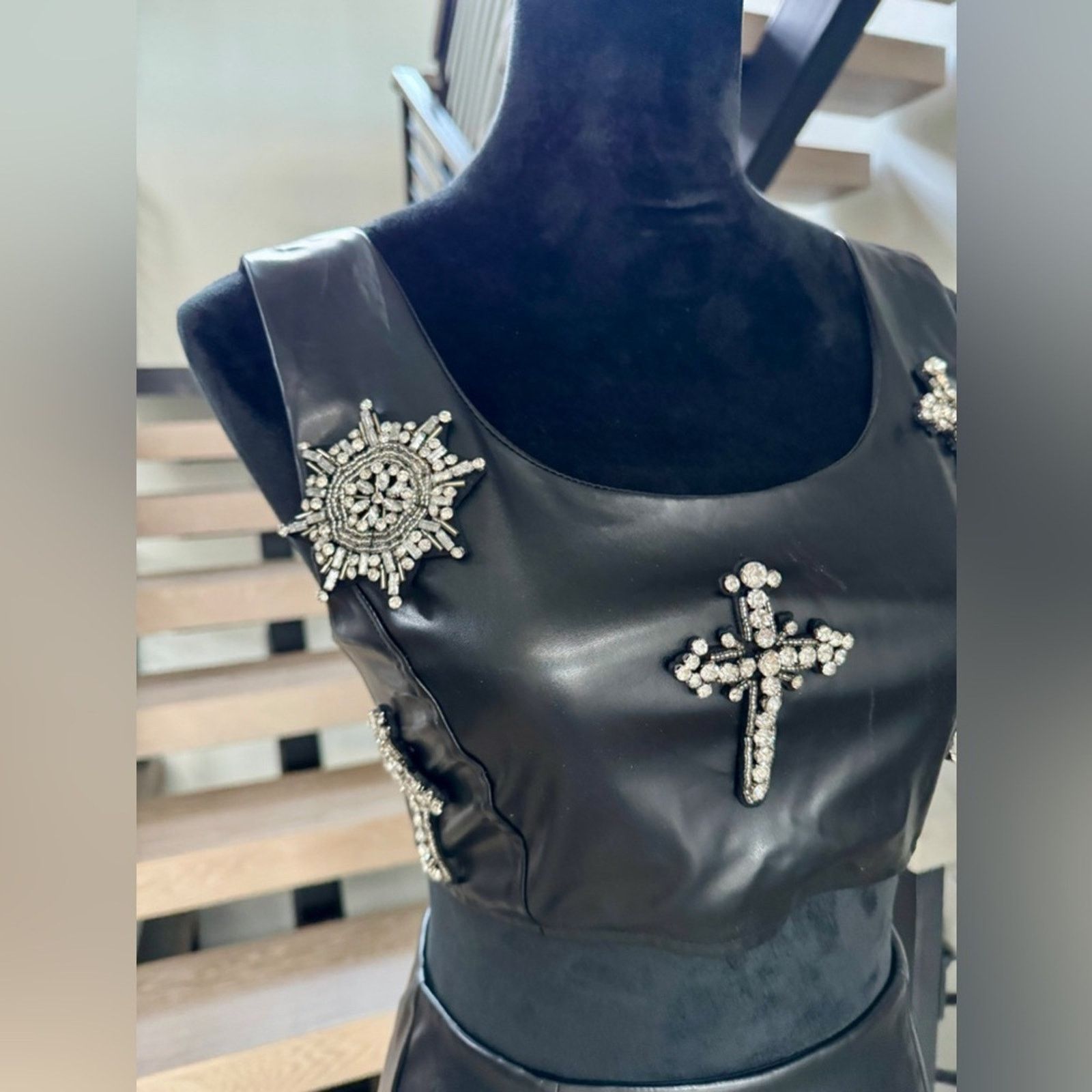 Other The Dolls House Gothic vegan leather matching skirt set XS Size 25" / US 0 / IT 36 - 7 Thumbnail