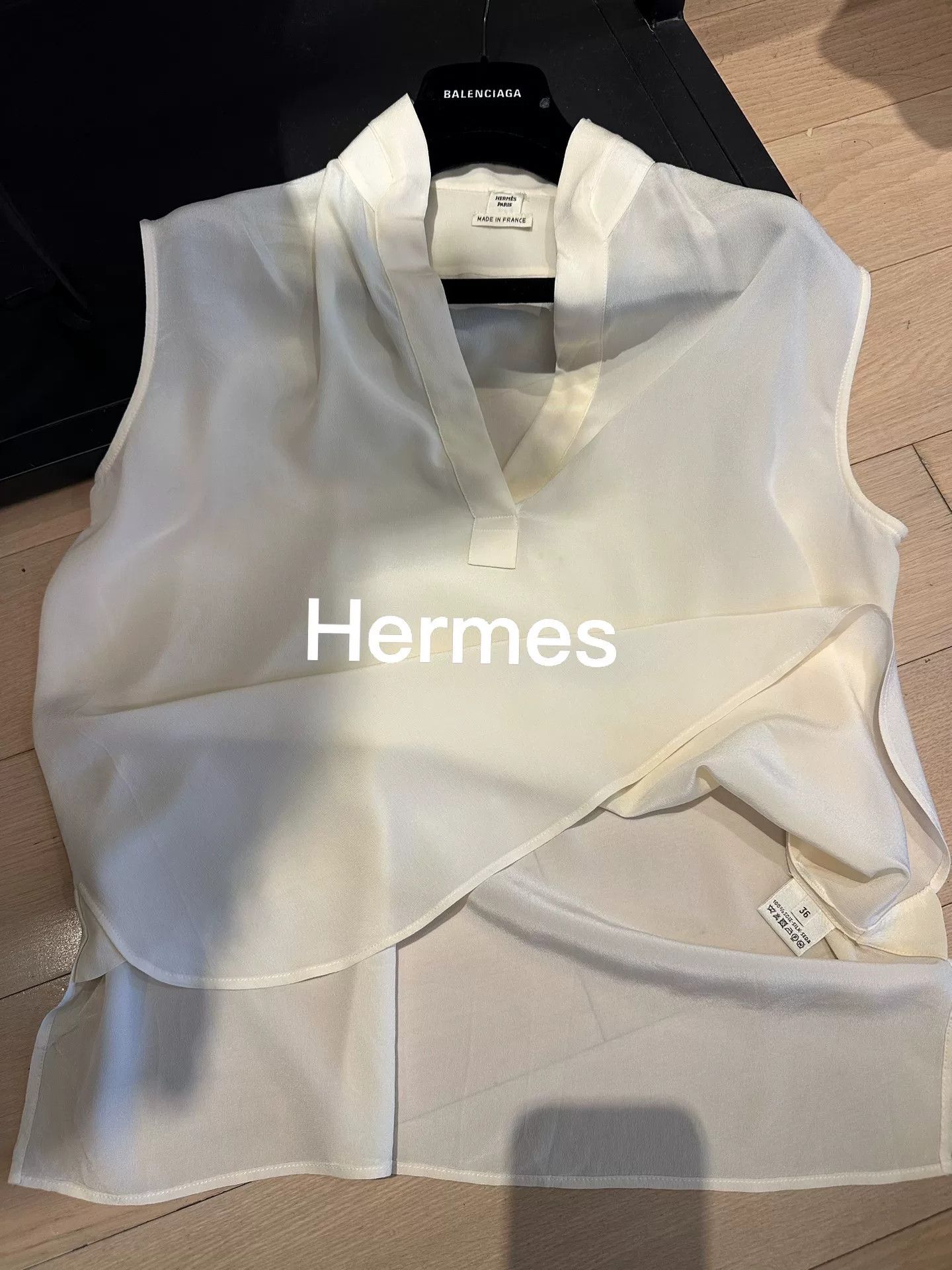 Hermes Hermes Silk Sleeveless Top Size US M / EU 48-50 / 2 - 1 Thumbnail