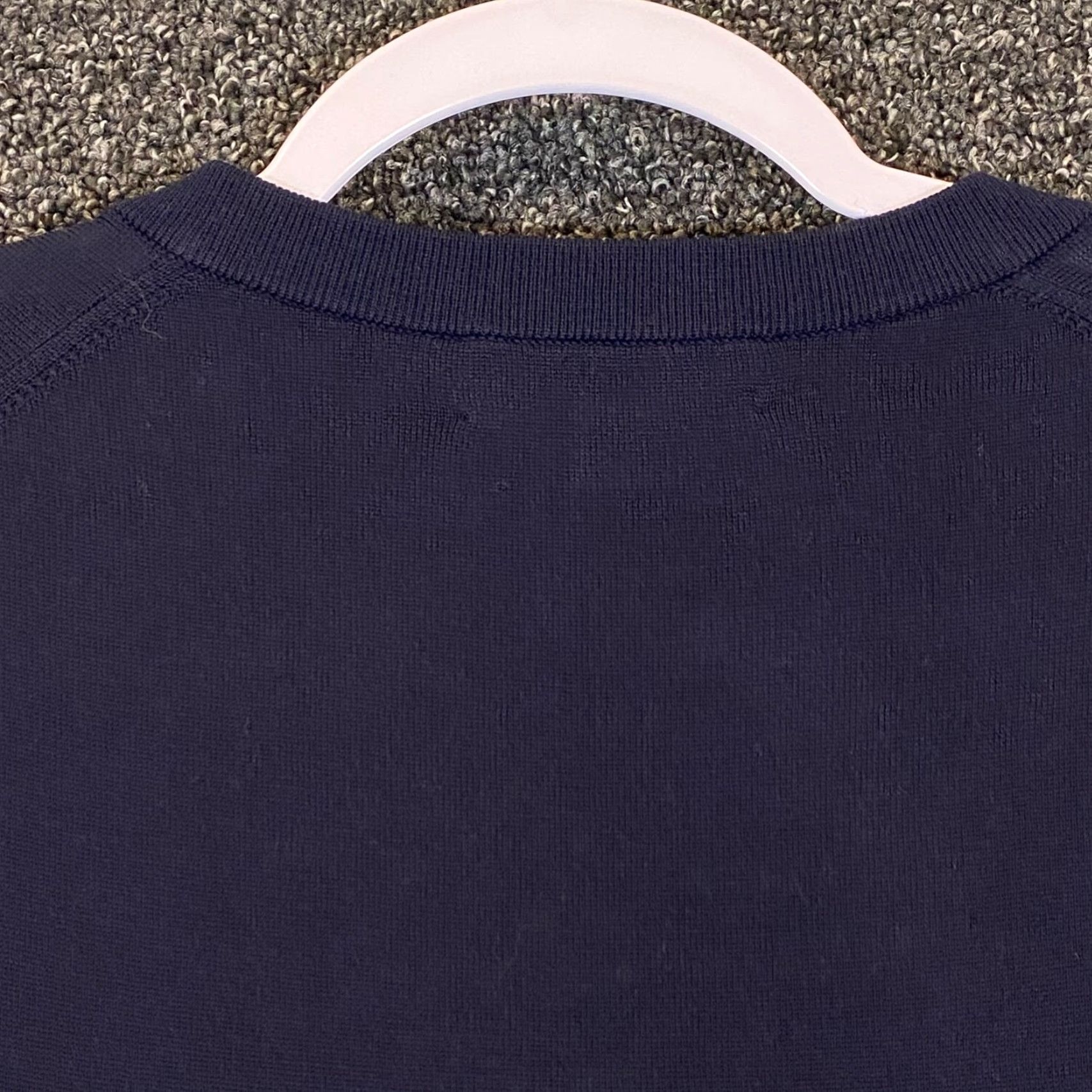 Brooks Brothers BROOKS BROTHERS Sweater Vest Mens Large Navy Blue Brookstech Merino Wool Jumper Vest Solid Knit All Seasons Casual Business Formal Size US L / EU 52-54 / 3 - 7 Thumbnail
