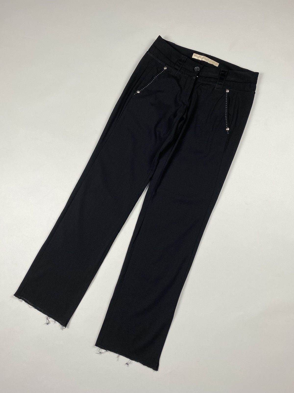 Marithe + Francois Girbaud Marithe Francois Girbaud avant-garde cropped pants trousers Size 26" / US 2 / IT 38 - 6 Thumbnail