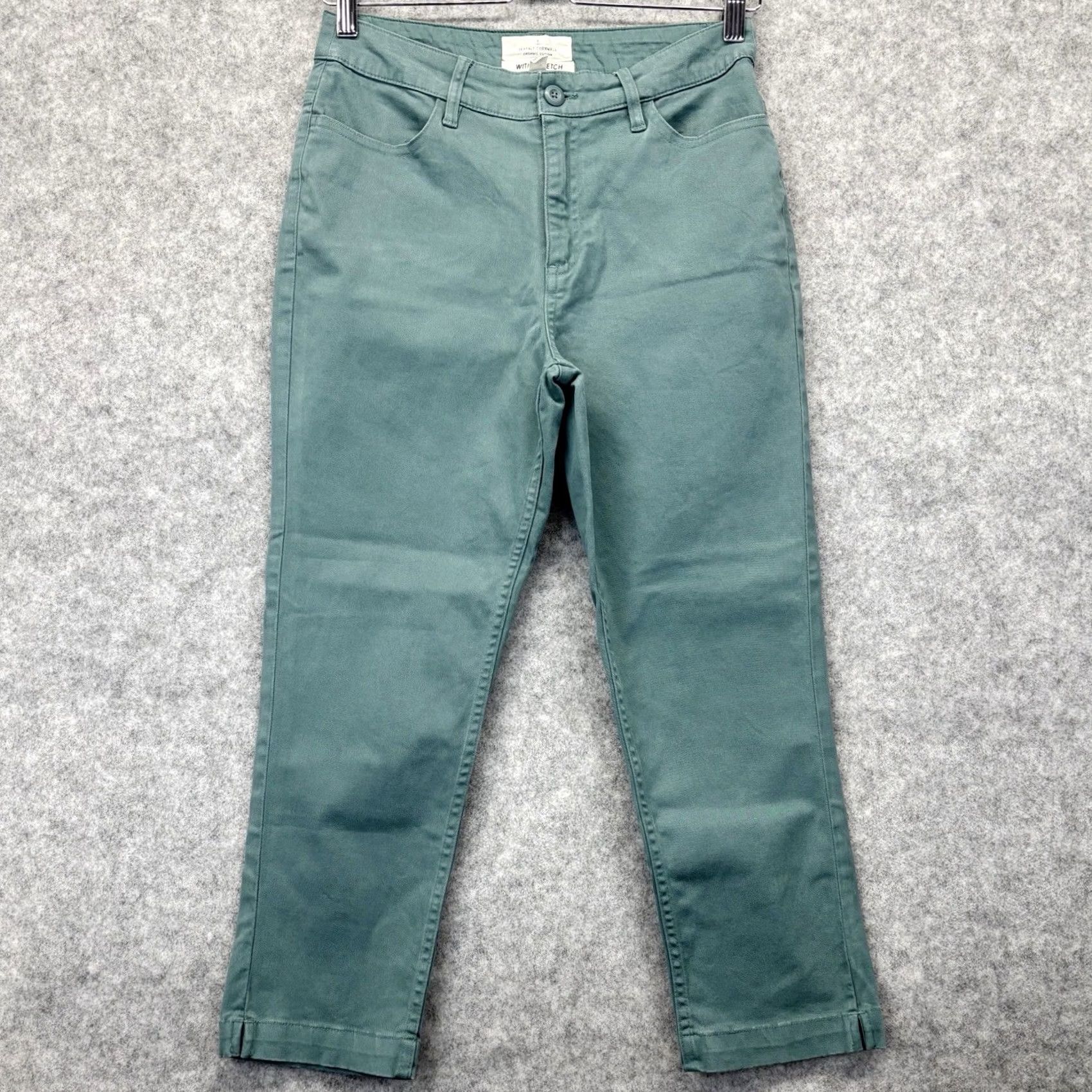 Vintage Seasalt Cornwall Albert Quey Crop Sardine Slim Fit Womens Trousers UK 8 Cropped VGC Size ONE SIZE - 2 Thumbnail