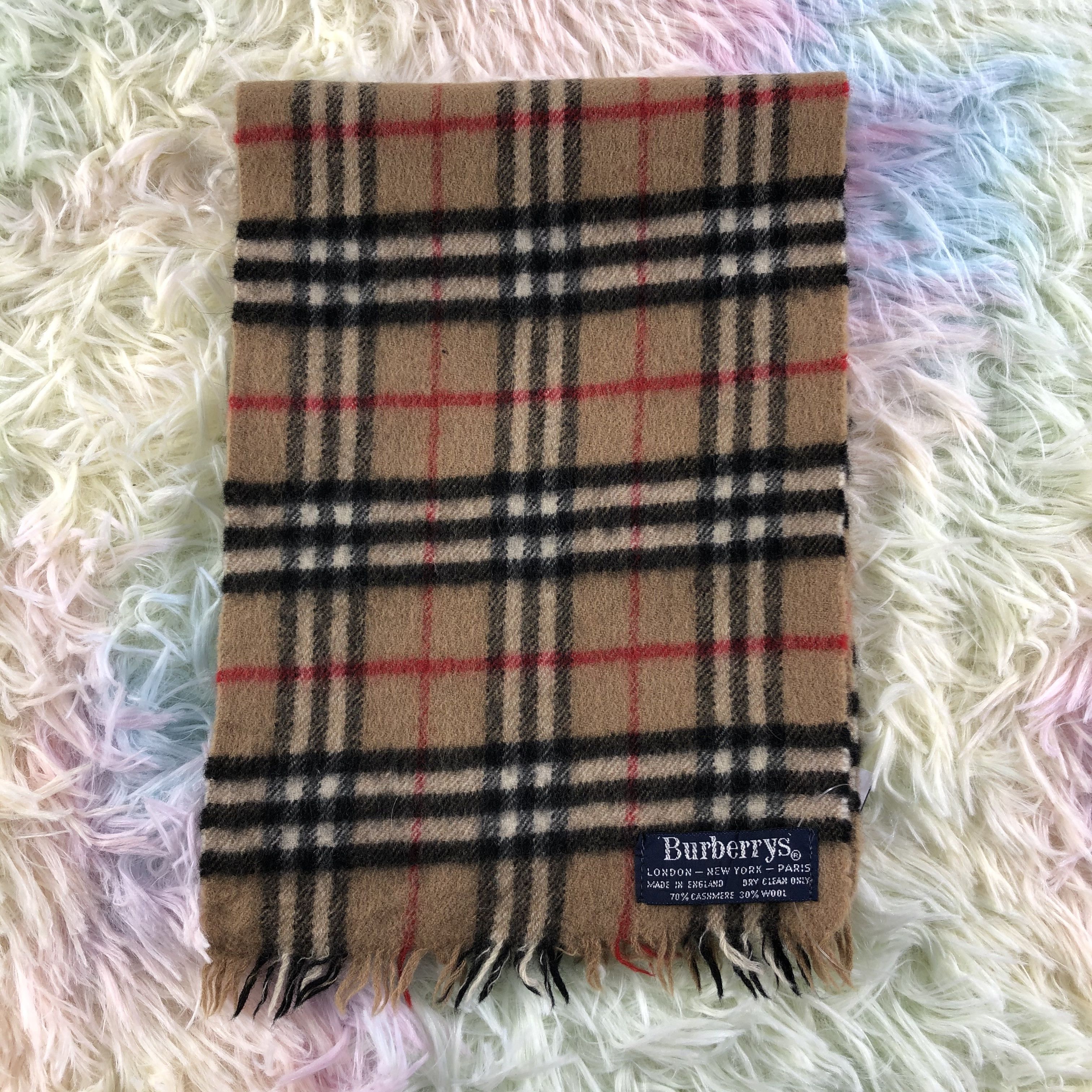 Burberry × Vintage Burberry Scarf / Muffler / Neckwear - KM412 Size ONE SIZE - 2 Thumbnail