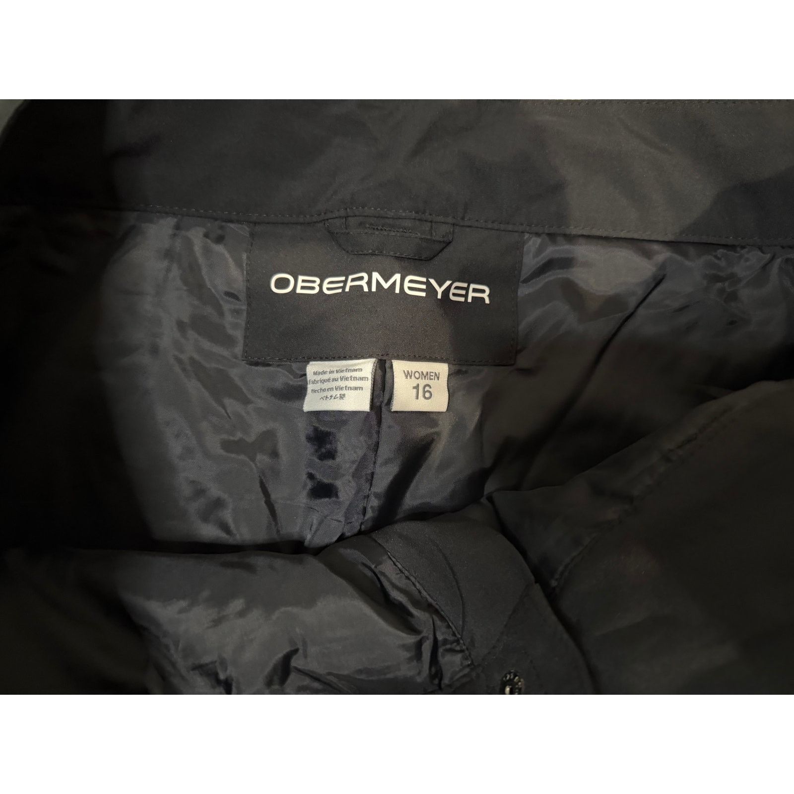 Obermeyer Obermeyer Women's Black Insulated Ski/Snow Pants SZ 16 Size 38" / US 16 / IT 52 - 4 Thumbnail