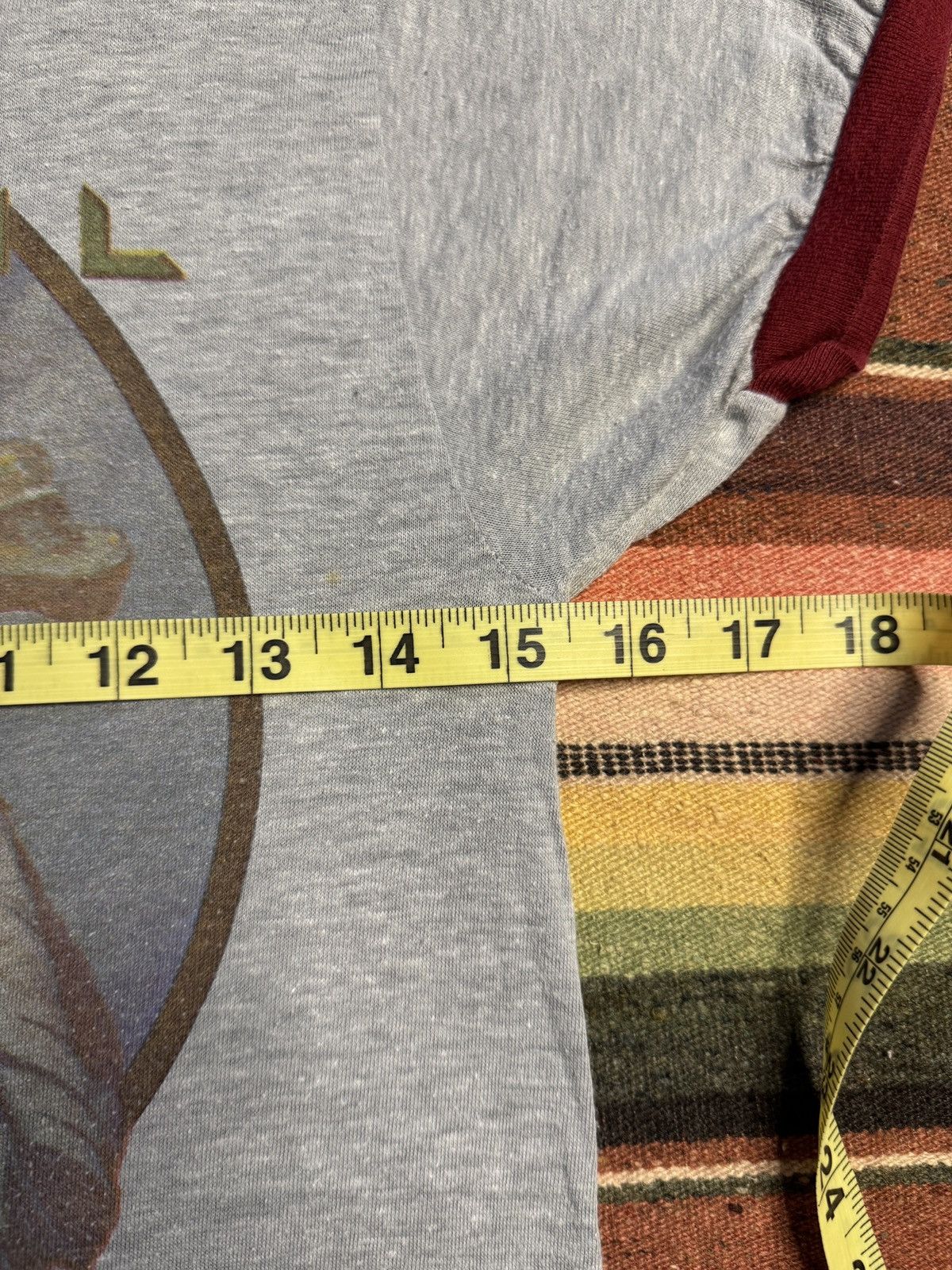 Band Tees × Grateful Dead × Vintage Vintage 1977 Grateful Dead Kelley Mouse Ringer Tee Shirt Size US S / EU 44-46 / 1 - 6 Thumbnail