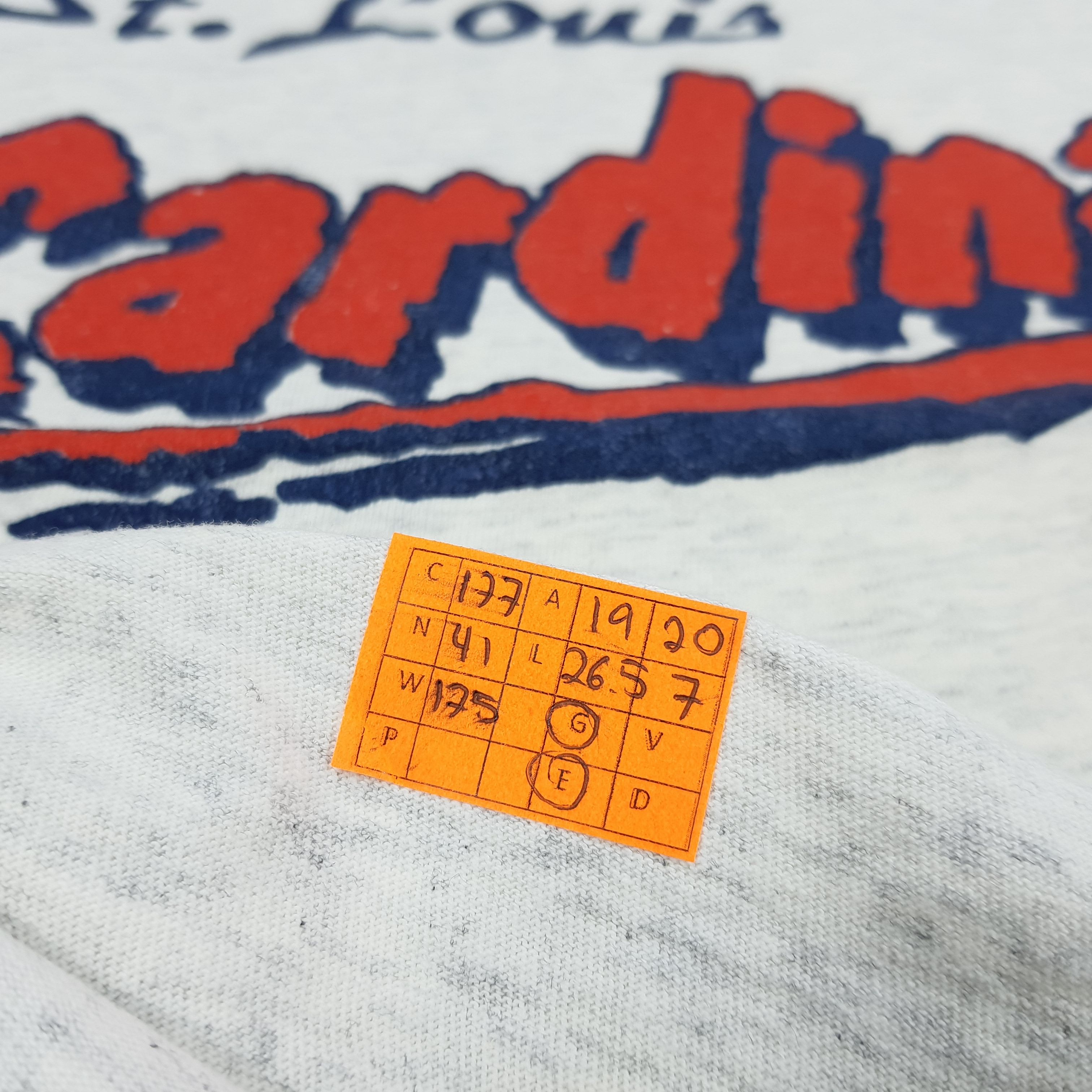 Vintage Vintage St. Louis Cardinals American Baseball Team Tshirt Size US M / EU 48-50 / 2 - 8 Thumbnail