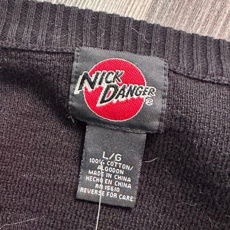 Other nick danger argyle red black and blue button up cardigan Size L / US 10 / IT 46 - 3 Thumbnail