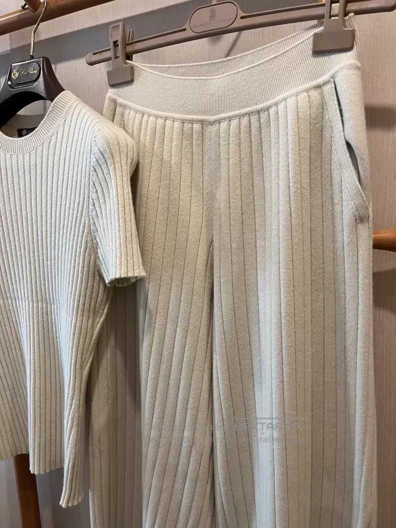 Loro Piana Loro Piana Ribbed baby cashmere set Size XS / US 0-2 / IT 36-38 - 3 Thumbnail