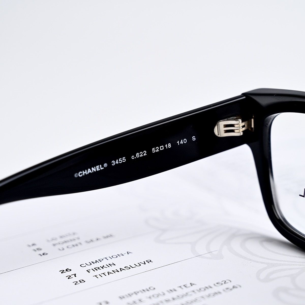 Chanel CHANEL 0CH3455 GLASSES Size ONE SIZE - 5 Thumbnail