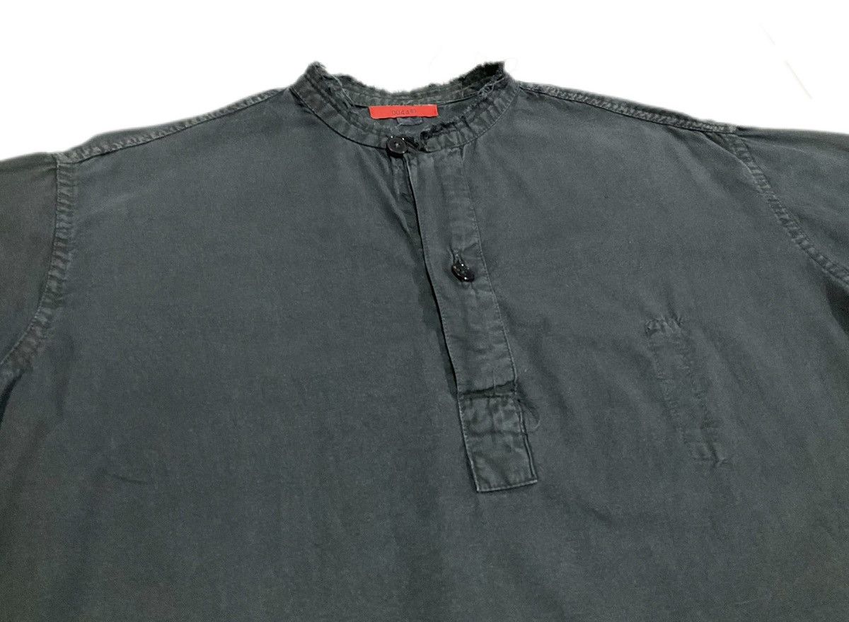 Designer × If Six Was Nine × Japanese Brand 🔥Rare Archived 0044 Half Button Ups Frayed Shirt Size US L / EU 52-54 / 3 - 1 Thumbnail