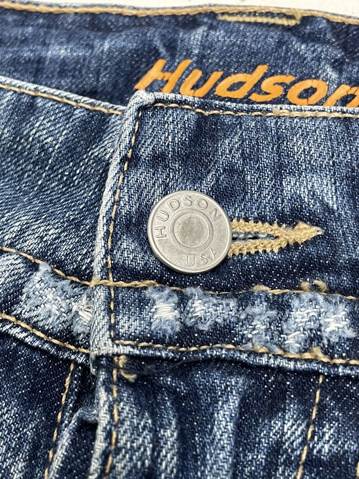 Hudson Vintage Hudson American Distressed Denim Pants (A14) Size US 29 - 7 Thumbnail