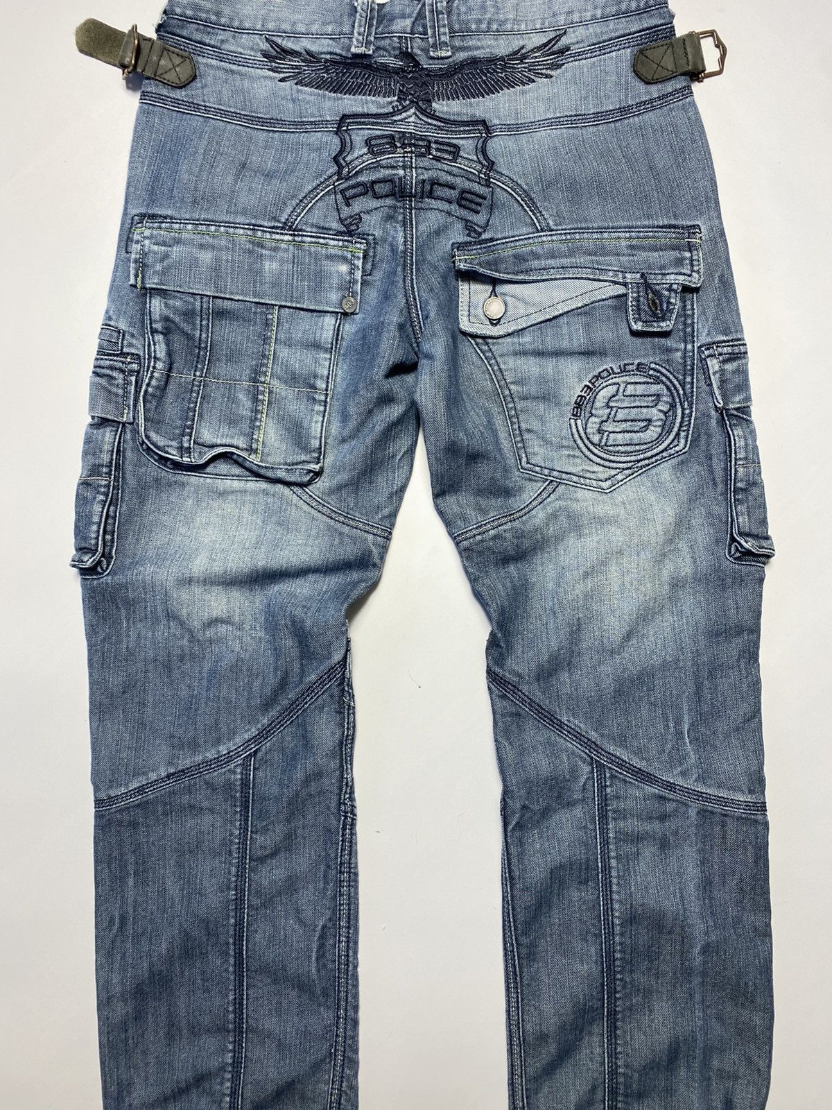 Vintage Vintage Y2k Police cargo jeans Kanye West style size 30 Size US 30 / EU 46 - 4 Thumbnail